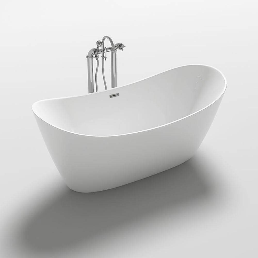 HOME DELUXE Badewanne Freistehende Badewanne OVALO,