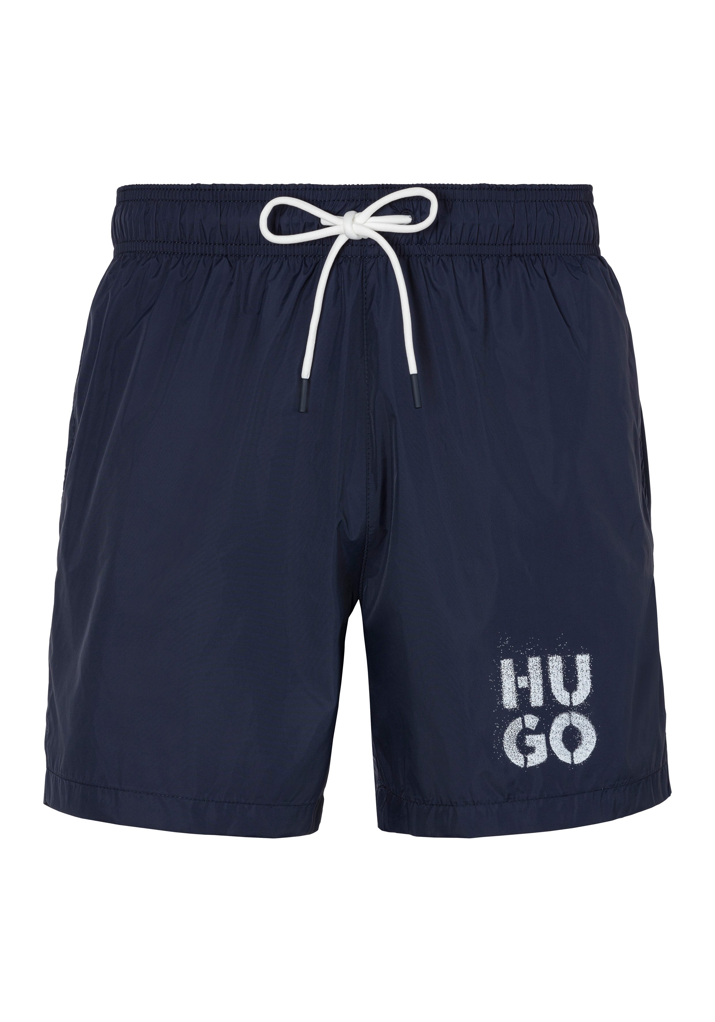 HUGO Badeshorts PAOL mit HUGO Schriftzug