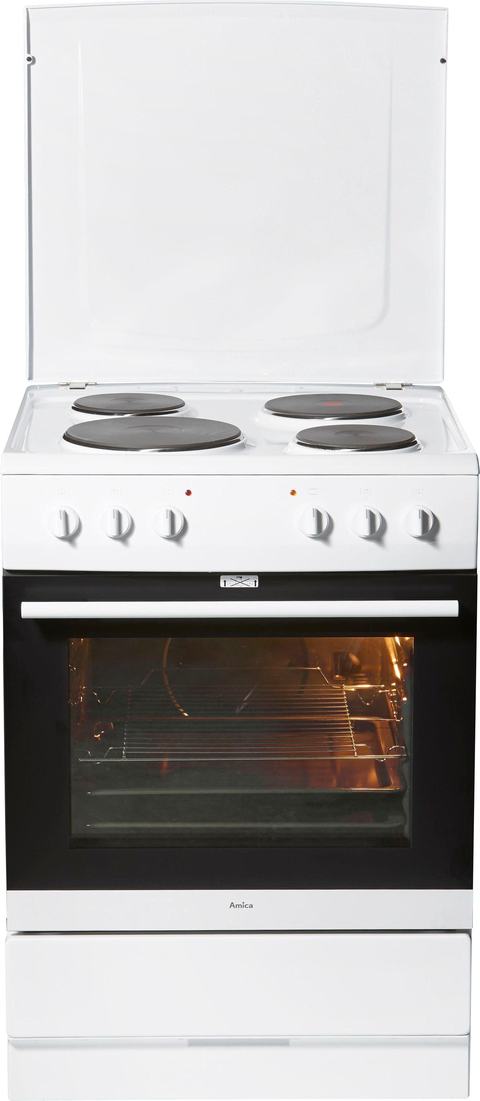 Amica Platten-Standherd SHE 11660 W, Steam
