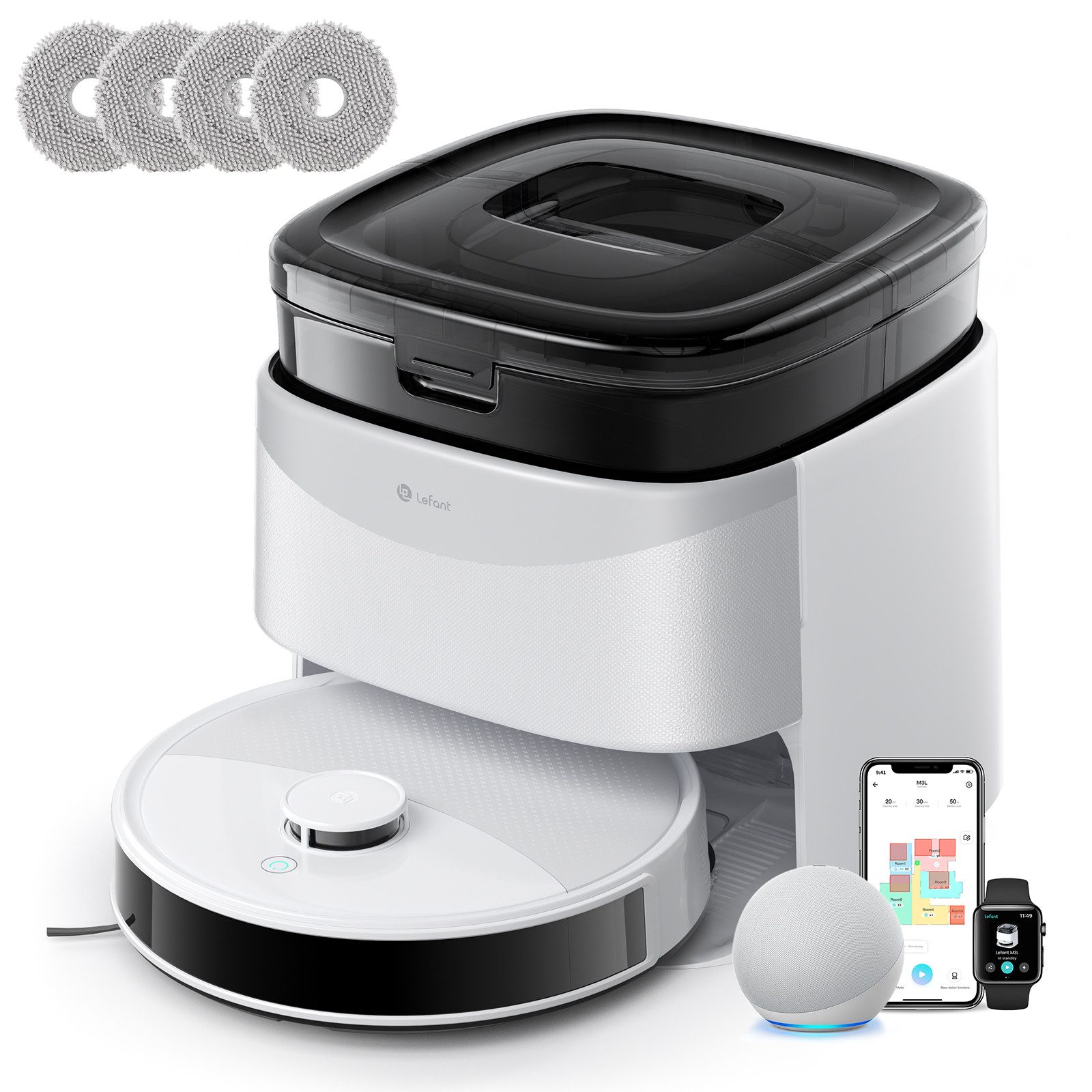 Lefant Saugroboter M3L Saugroboter mit Wischfunktion
