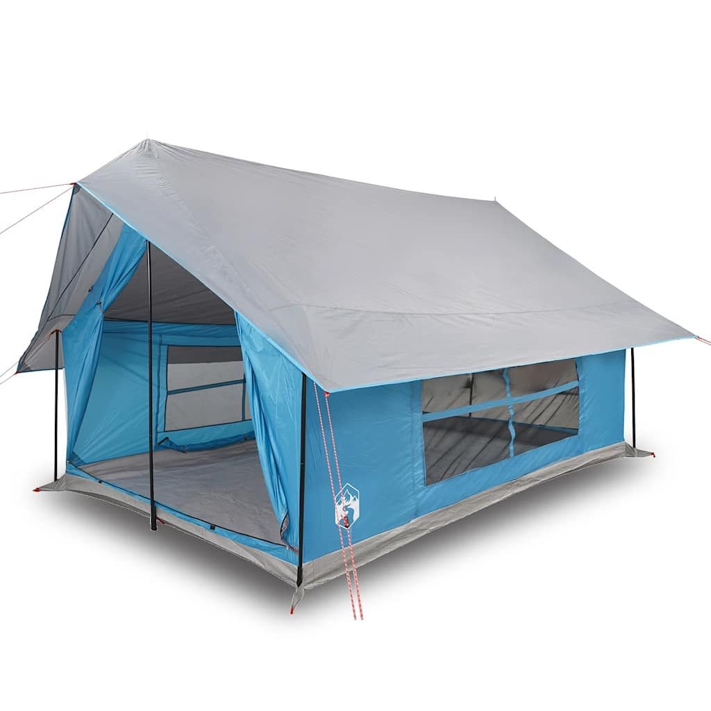 vidaXL Kuppelzelt Campingzelt 5 Personen Blau