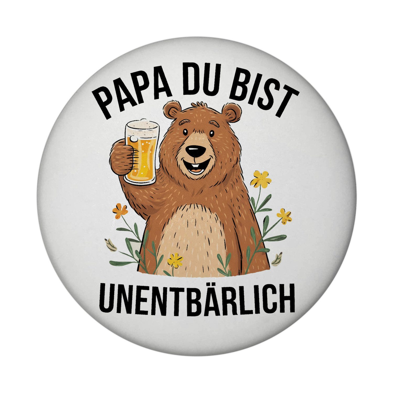 speecheese Magnet Bär mit Bier PAPA