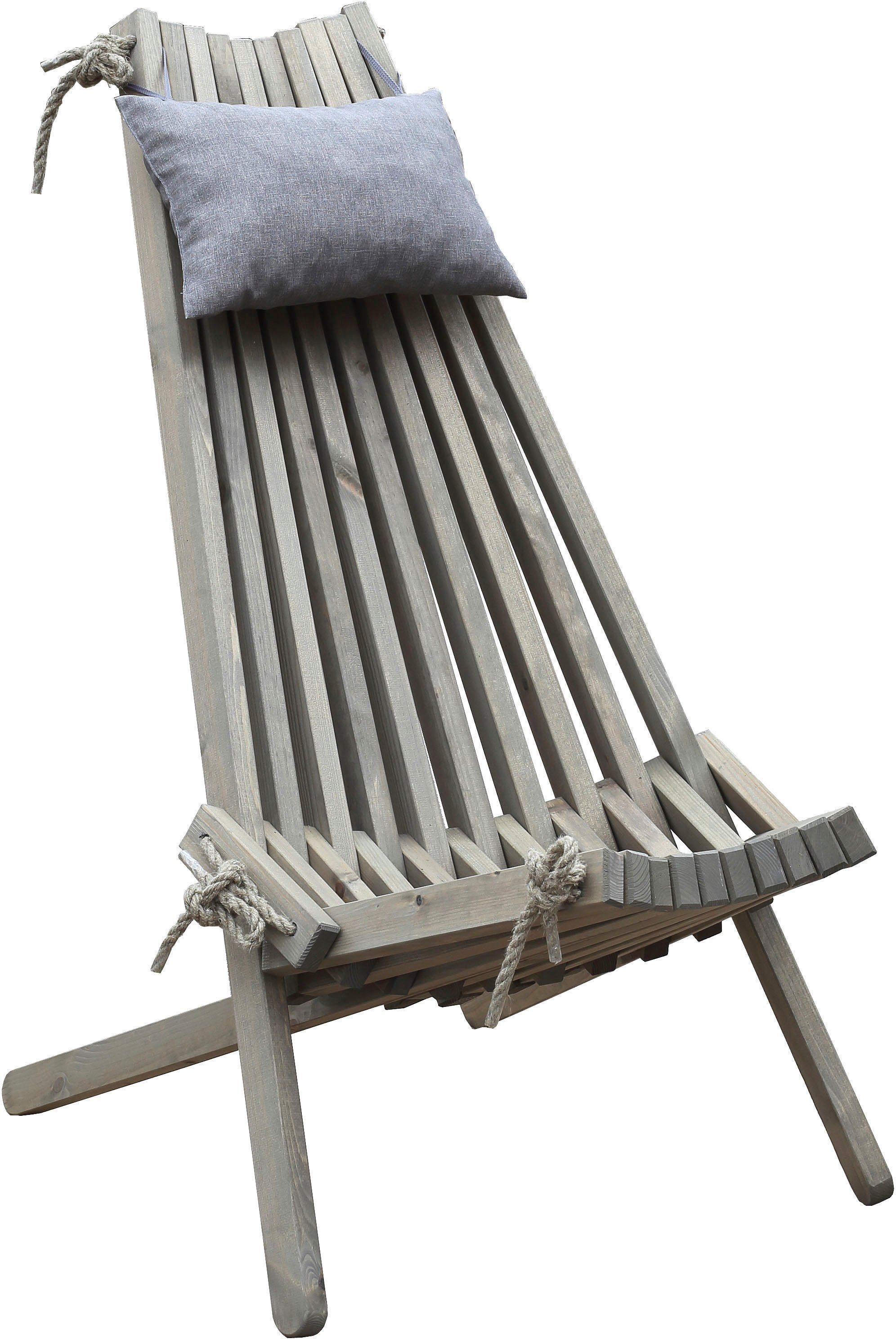 Garden Pleasure Gartenliege Relaxsessel FALUN, klappbar,