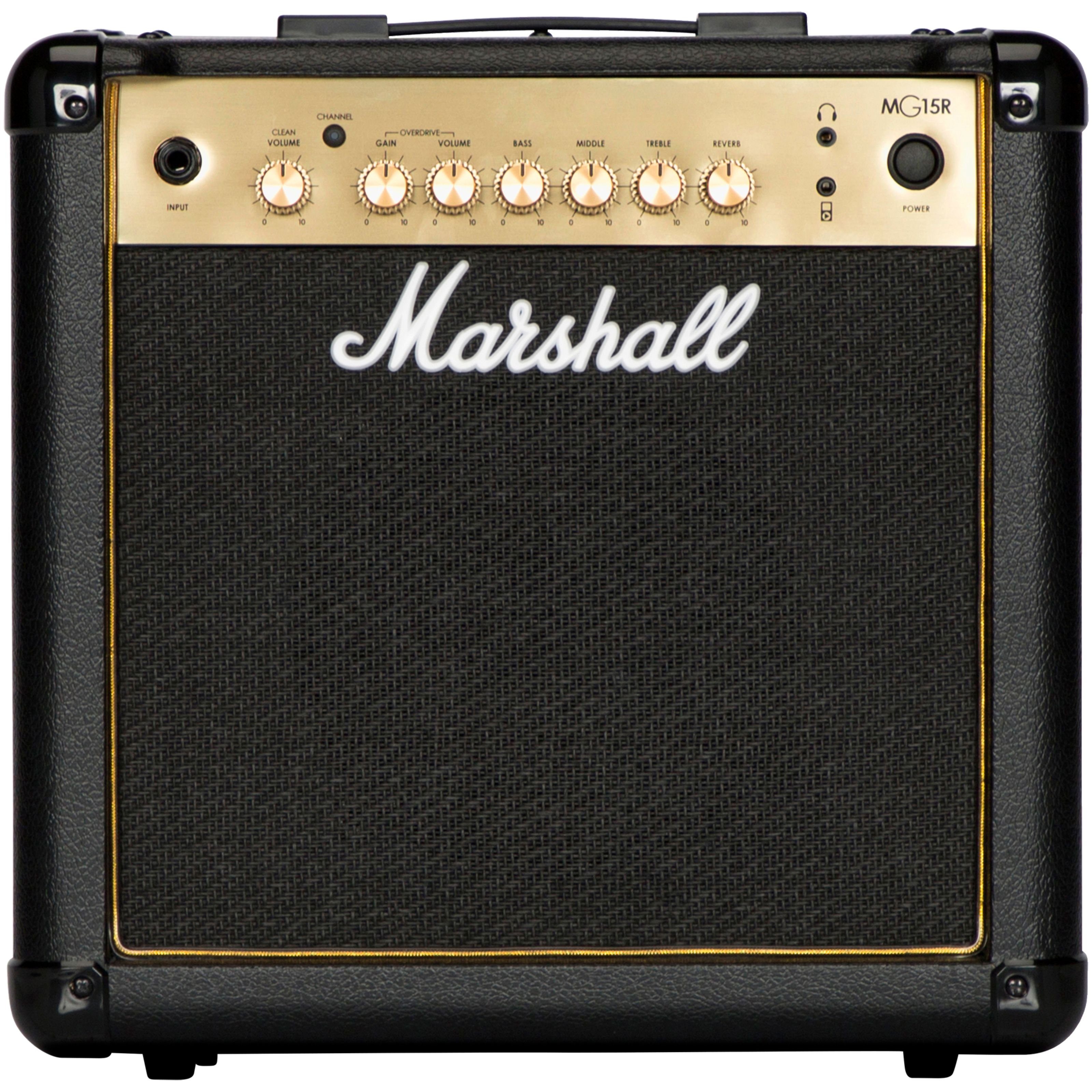 Marshall Verstärker (MG15GR Black & Gold