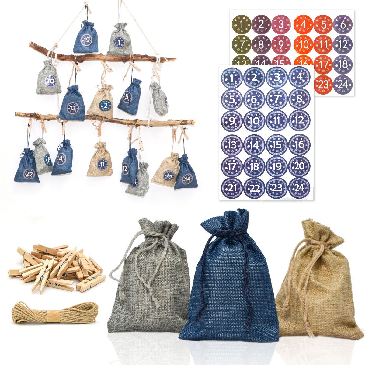 DuneDesign befüllbarer Adventskalender Adventskalender zum Befüllen