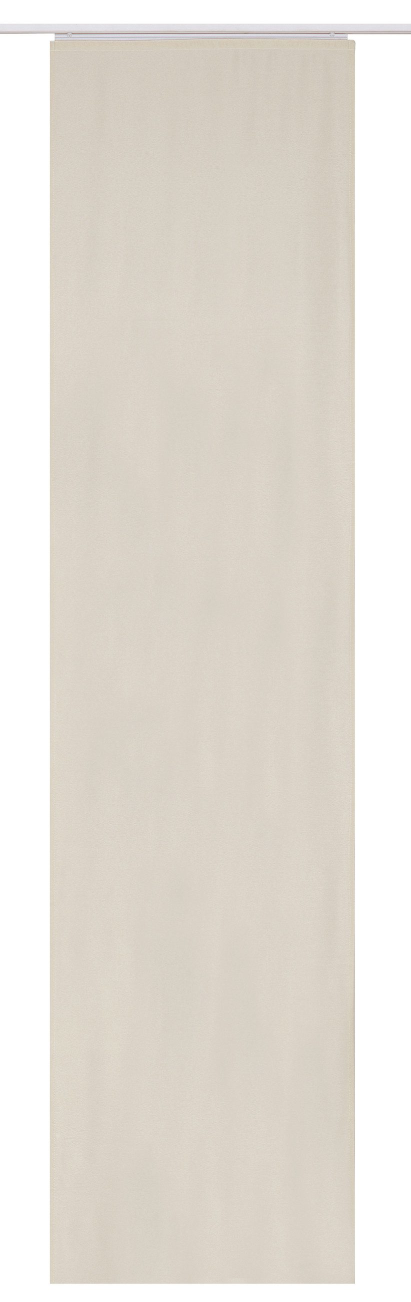 ELBERSDRUCKE Schiebegardine Schiebevorhang Lino beige 245x60cm