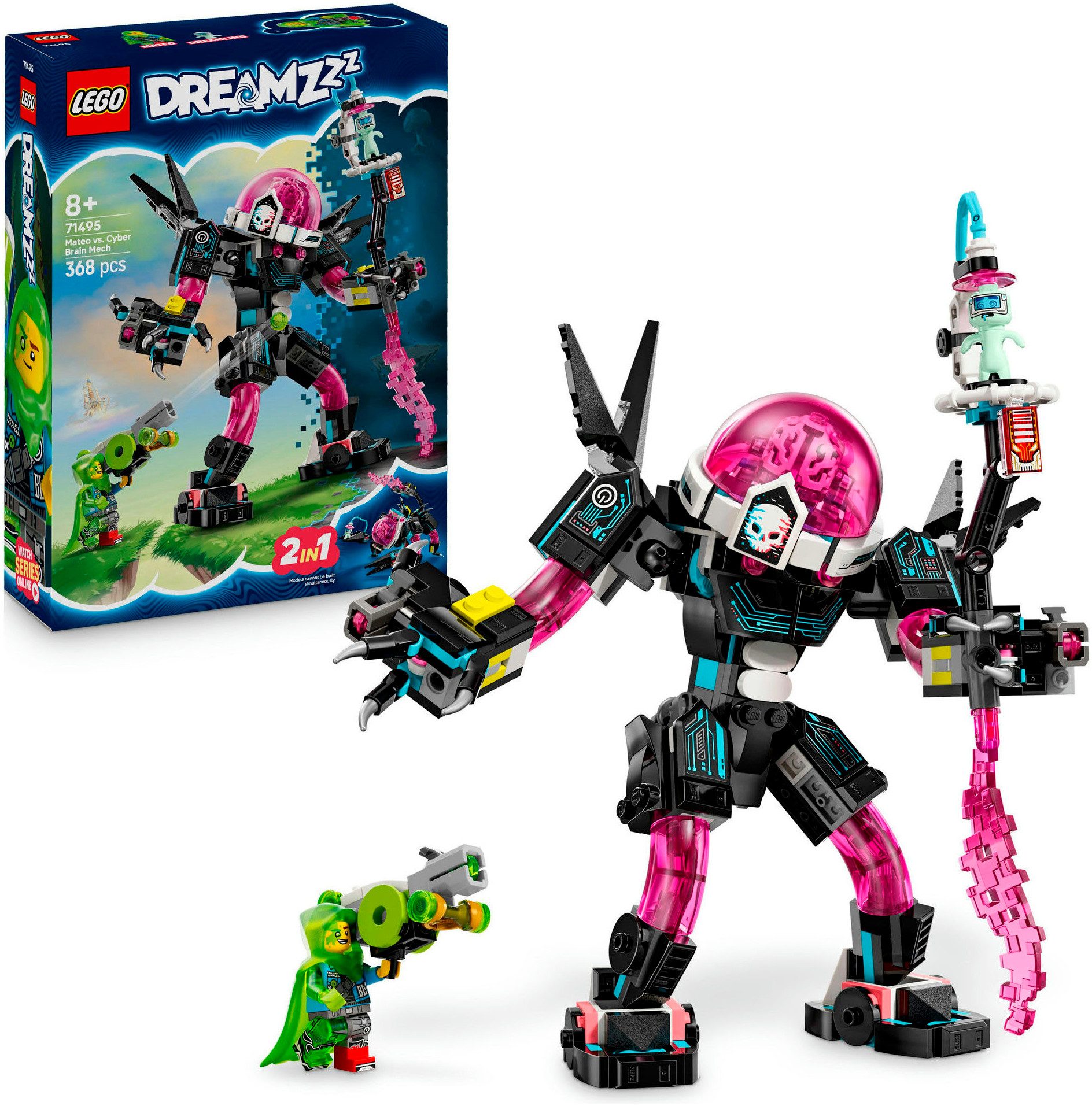 LEGO® Mateo vs. Cyberhirn-Mech (71495), LEGO
