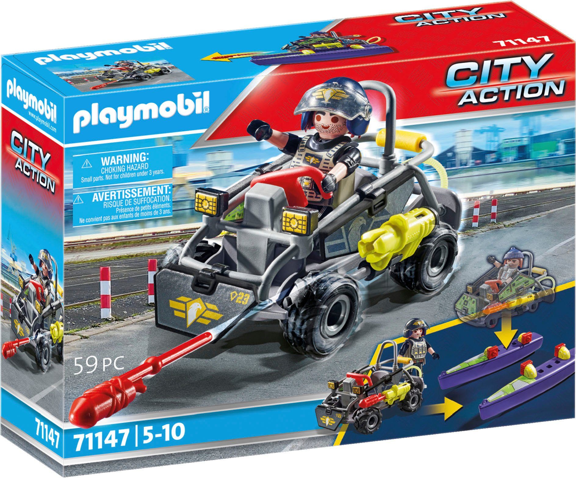 Playmobil® SWAT-Multi-Terrain-Quad (71147), My Action Heroes