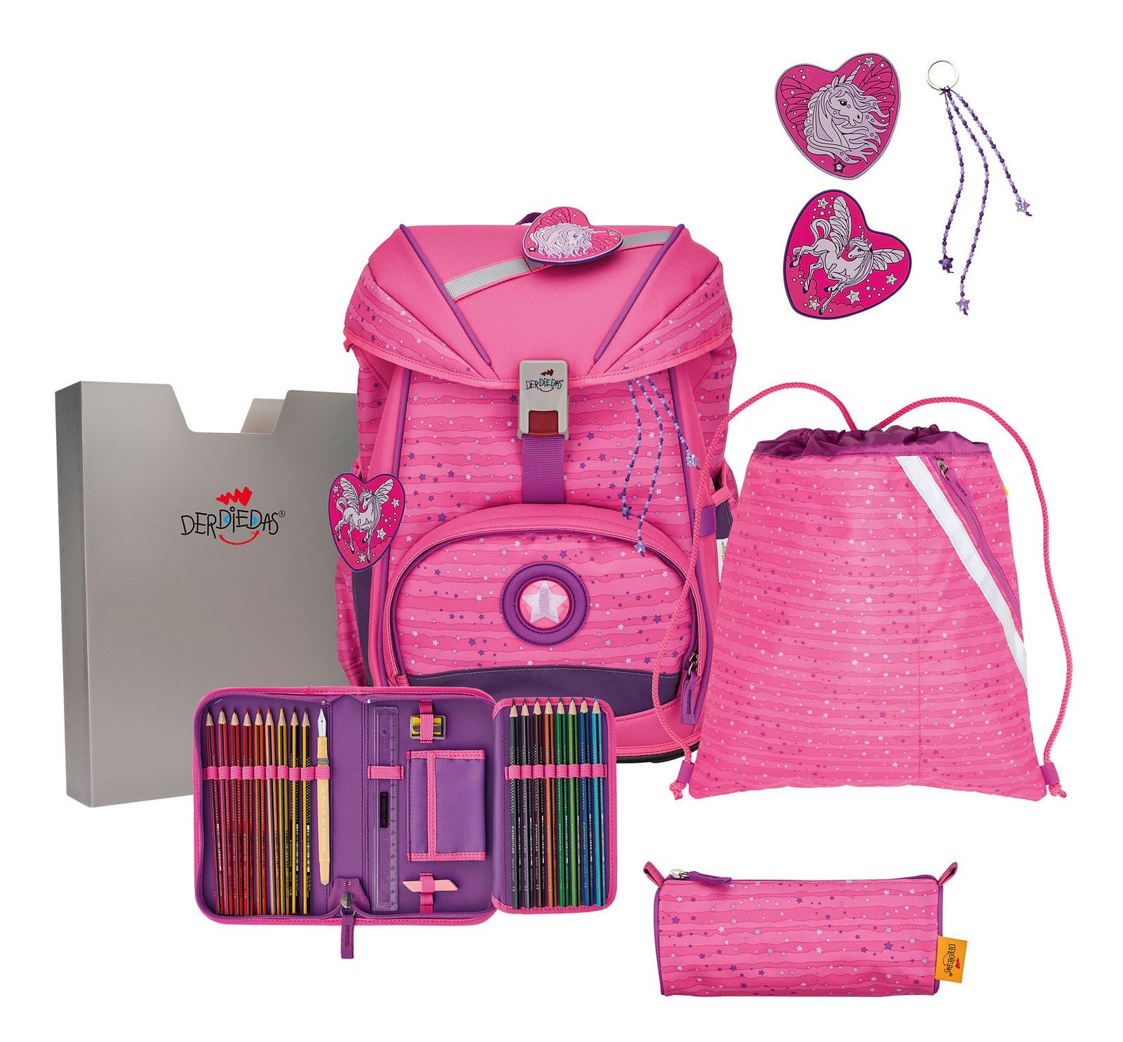 DerDieDas® Schulranzen ErgoFlex (Set, 5-tlg)