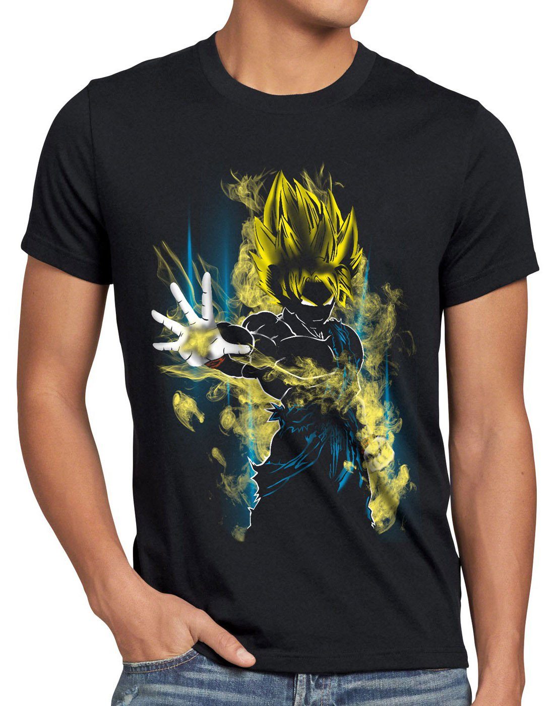 style3 T-Shirt Power Goku super dragonball