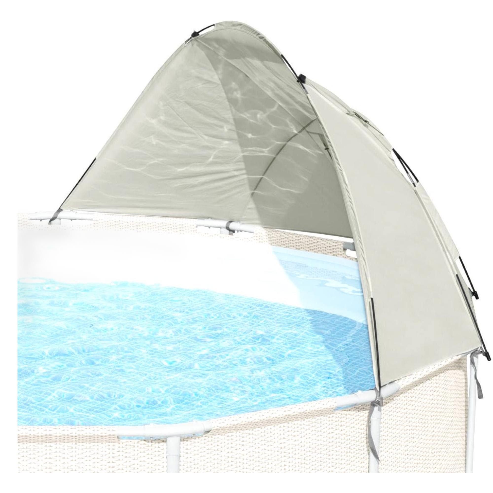 BESTWAY Pool-Abdeckplane Frame Pool Sonnenschutzdach Schattenspender
