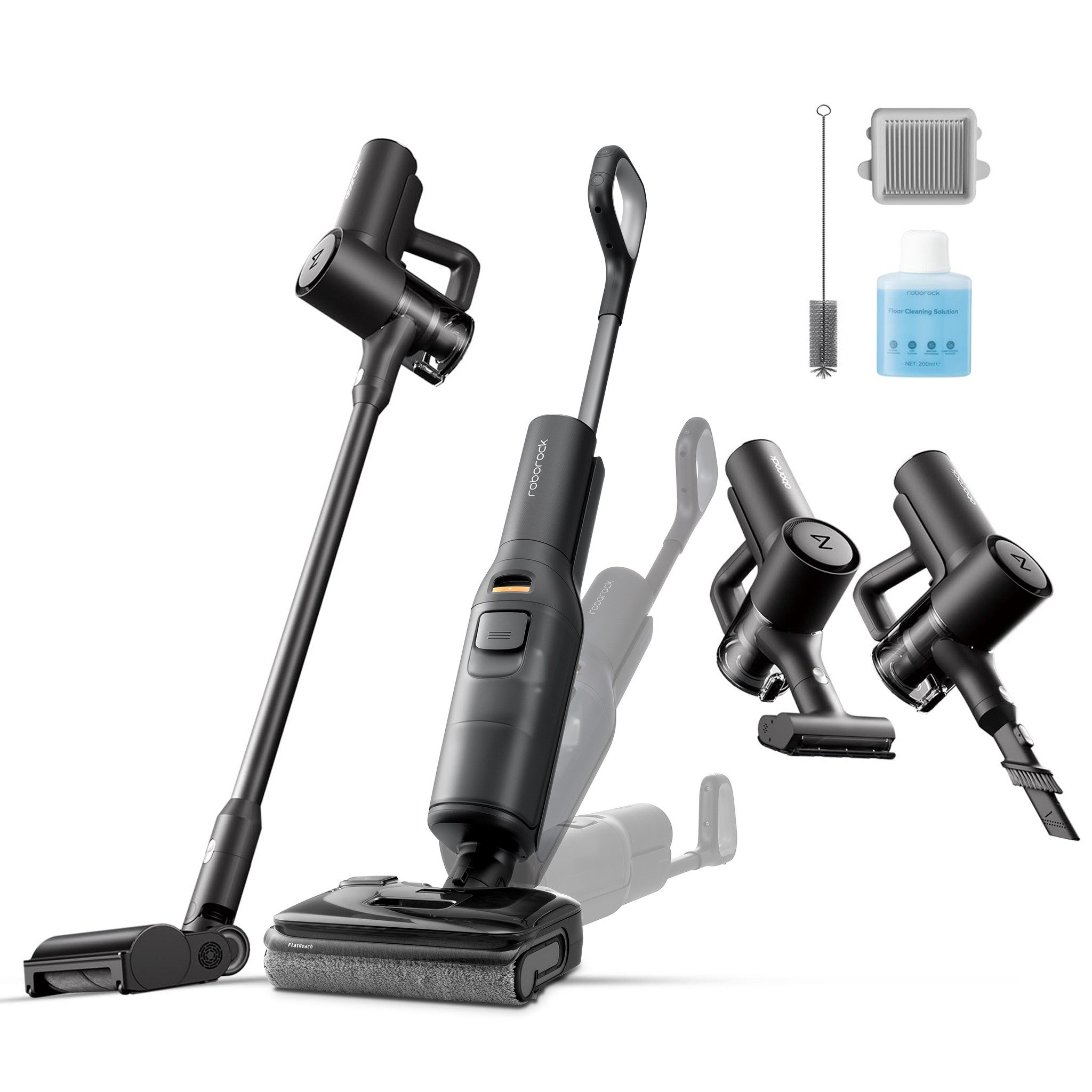 Roborock Nass-Trocken-Akkusauger F25 Combo 5-in-1 Vielseitigkeit,