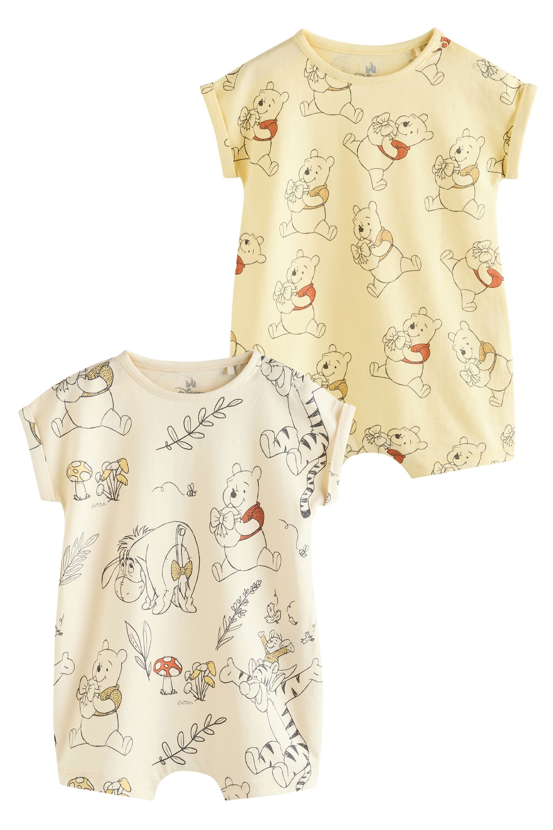 Next Strampler 2er-Pack Baby-Strampler, Winnie The