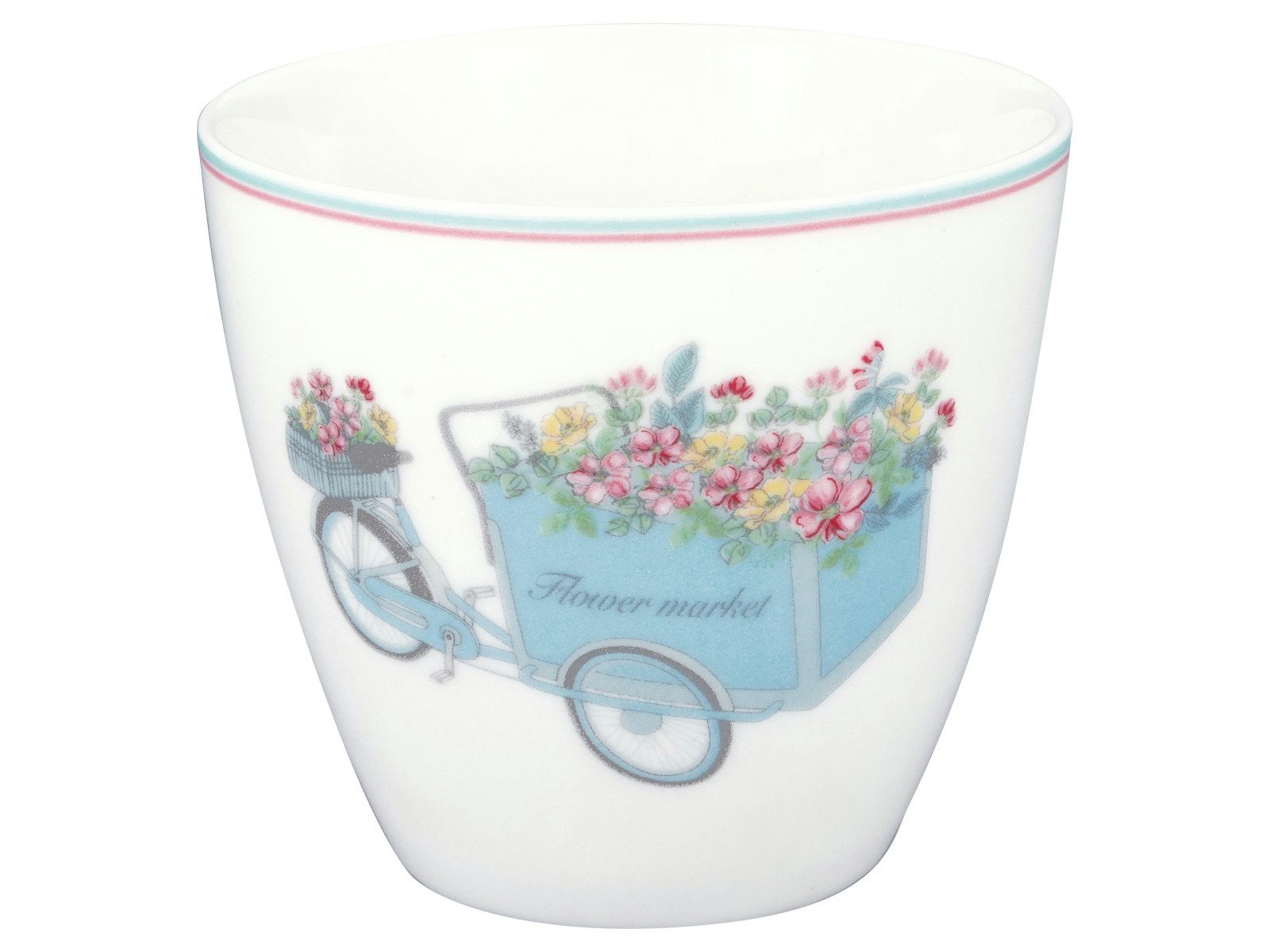 Greengate Becher Portia Latte Cup flowers