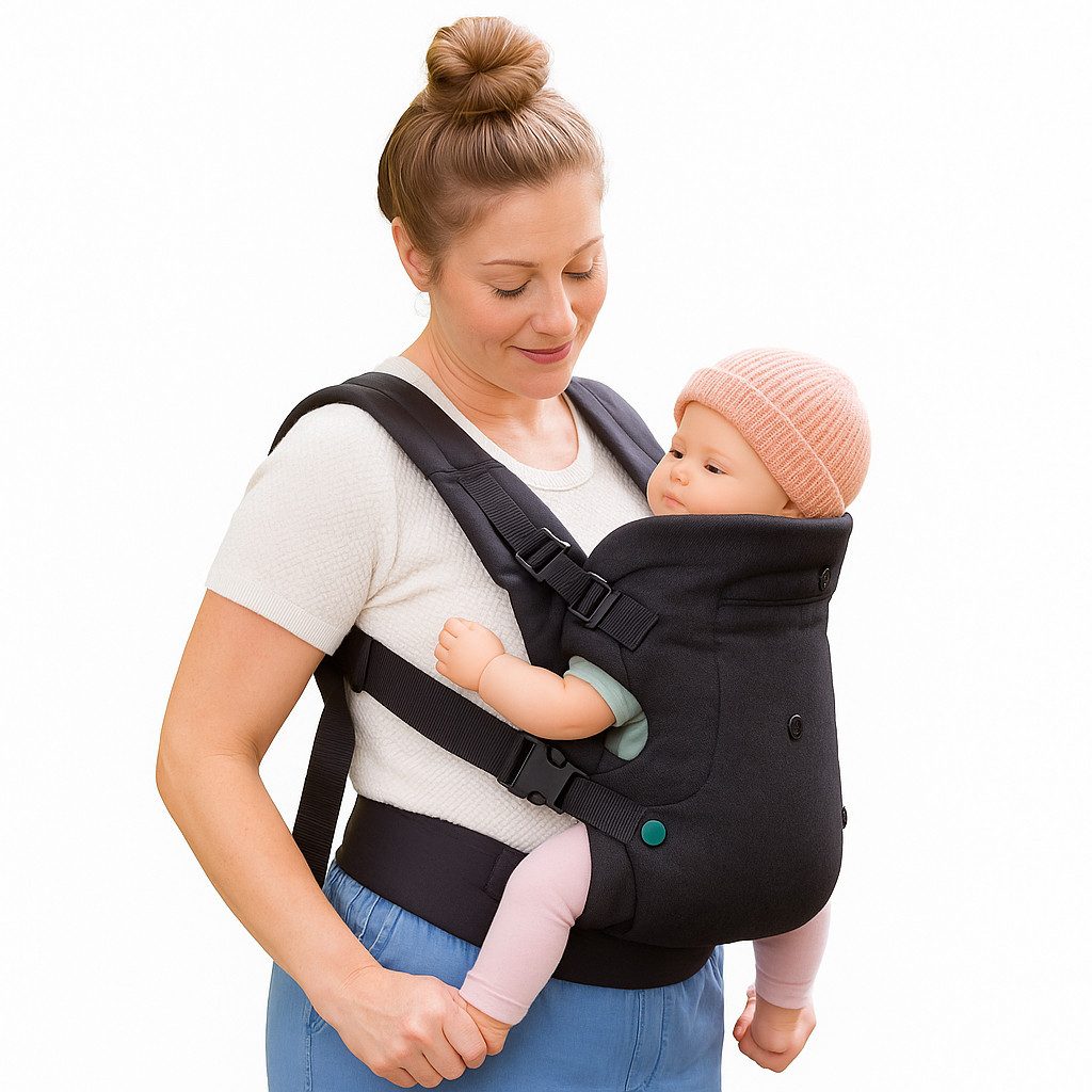 Forrlite Babytrage Babytrage 4-in-1 Trage-Ergonomisch für