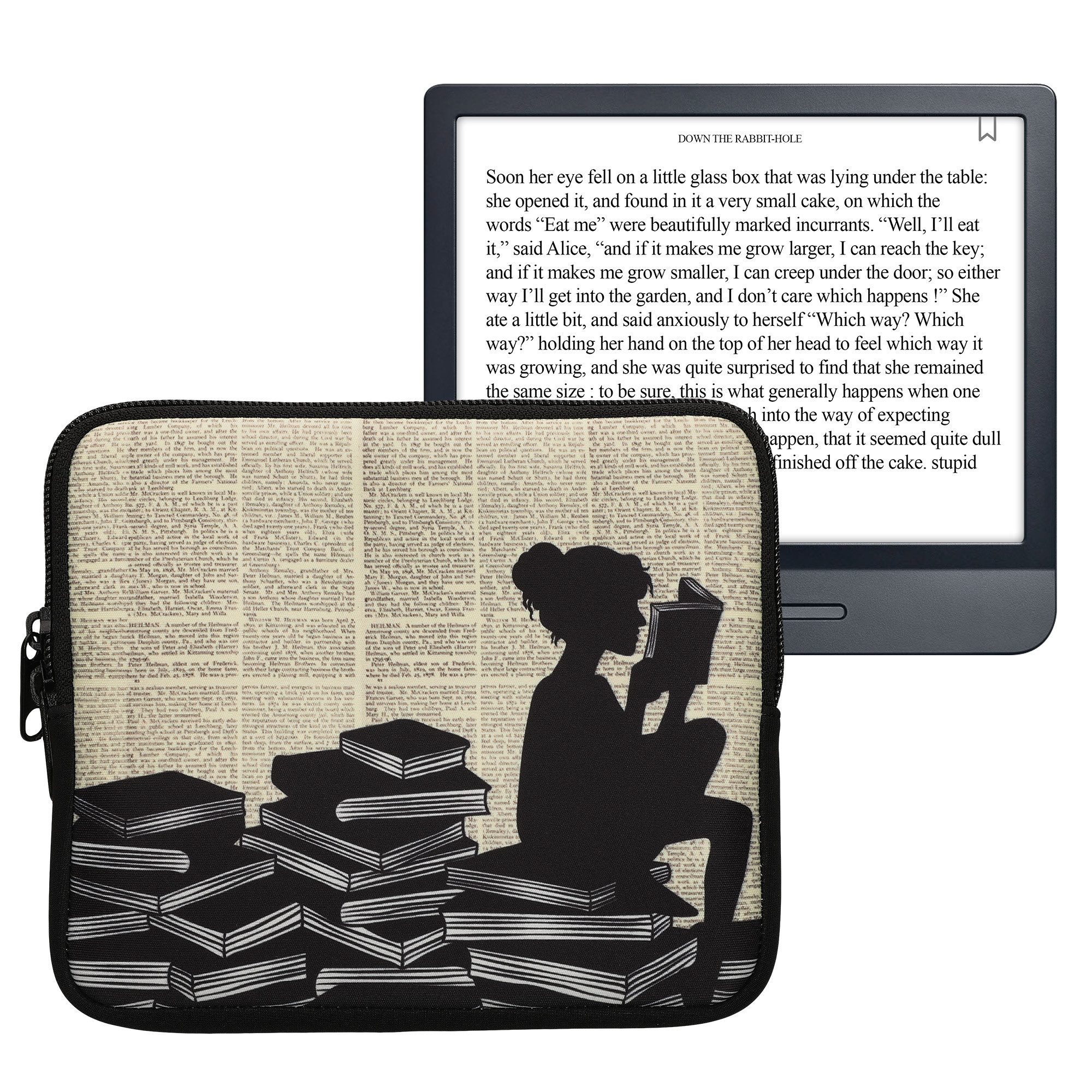 kwmobile E-Reader-Hülle Tasche für eReader, Neopren
