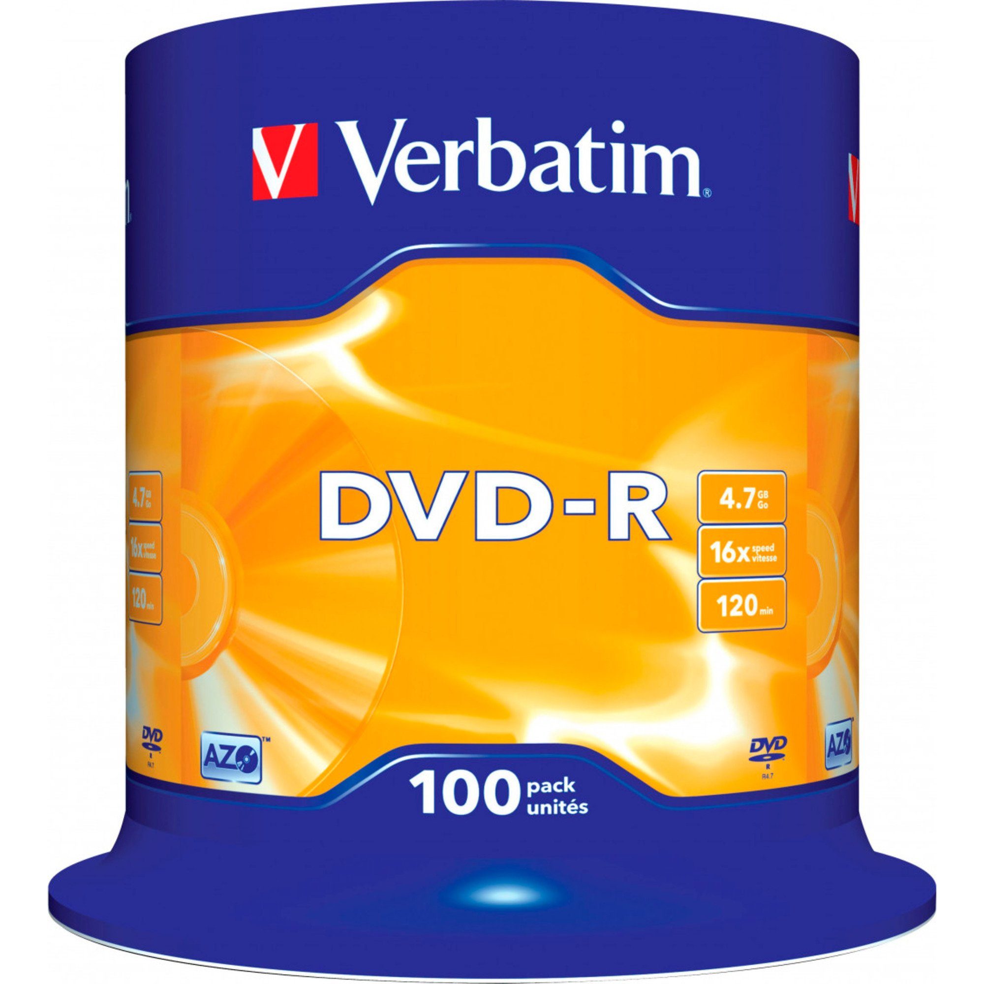 Verbatim DVD-Rohling Verbatim DVD-R 4,7 GB,