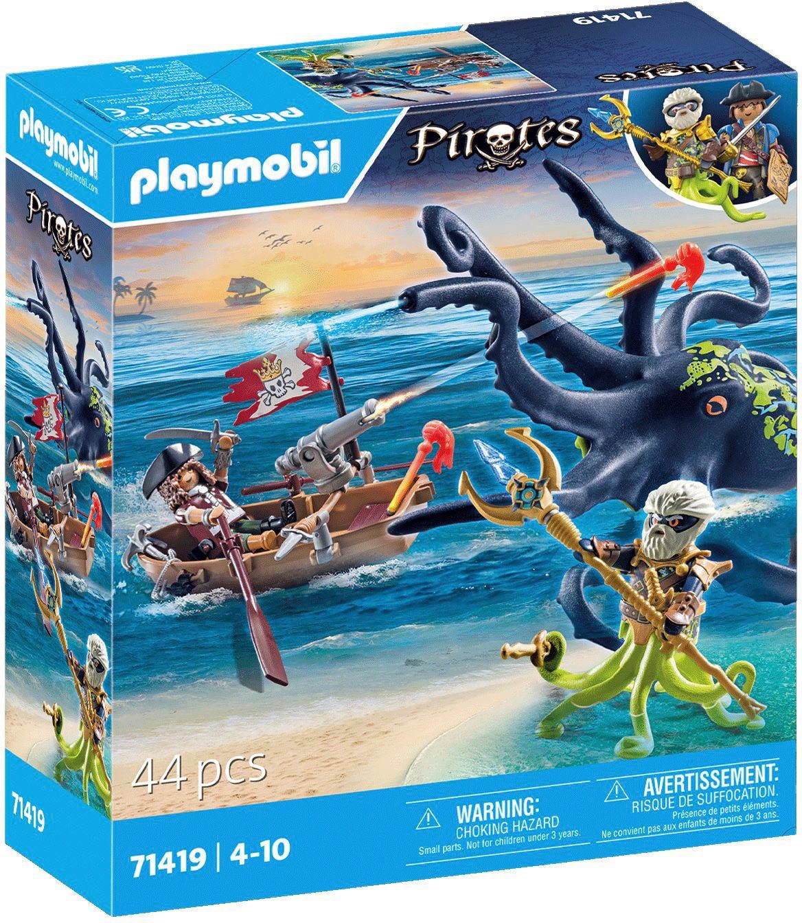 Playmobil® Kampf gegen den Riesenoktopus (71419),