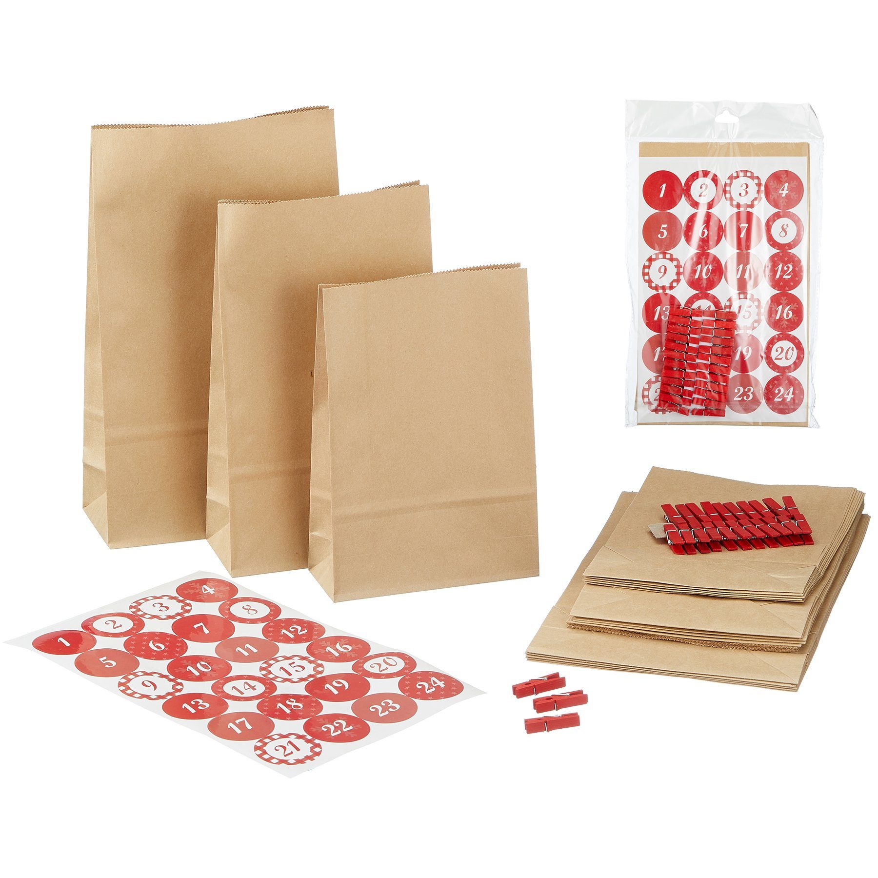 Annastore befüllbarer Adventskalender DIY Adventskalender zum