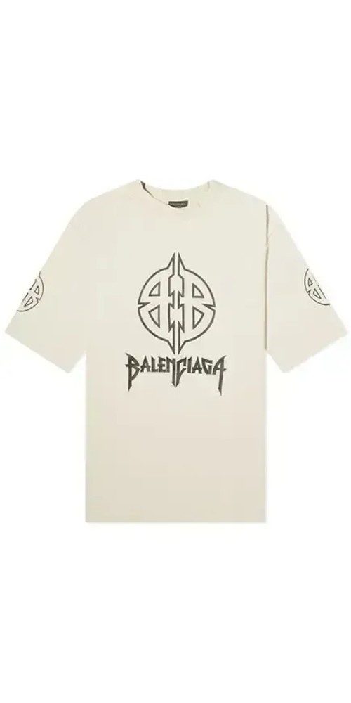 Balenciaga Print-Shirt Balenciaga T-Shirt Unisex Weiß