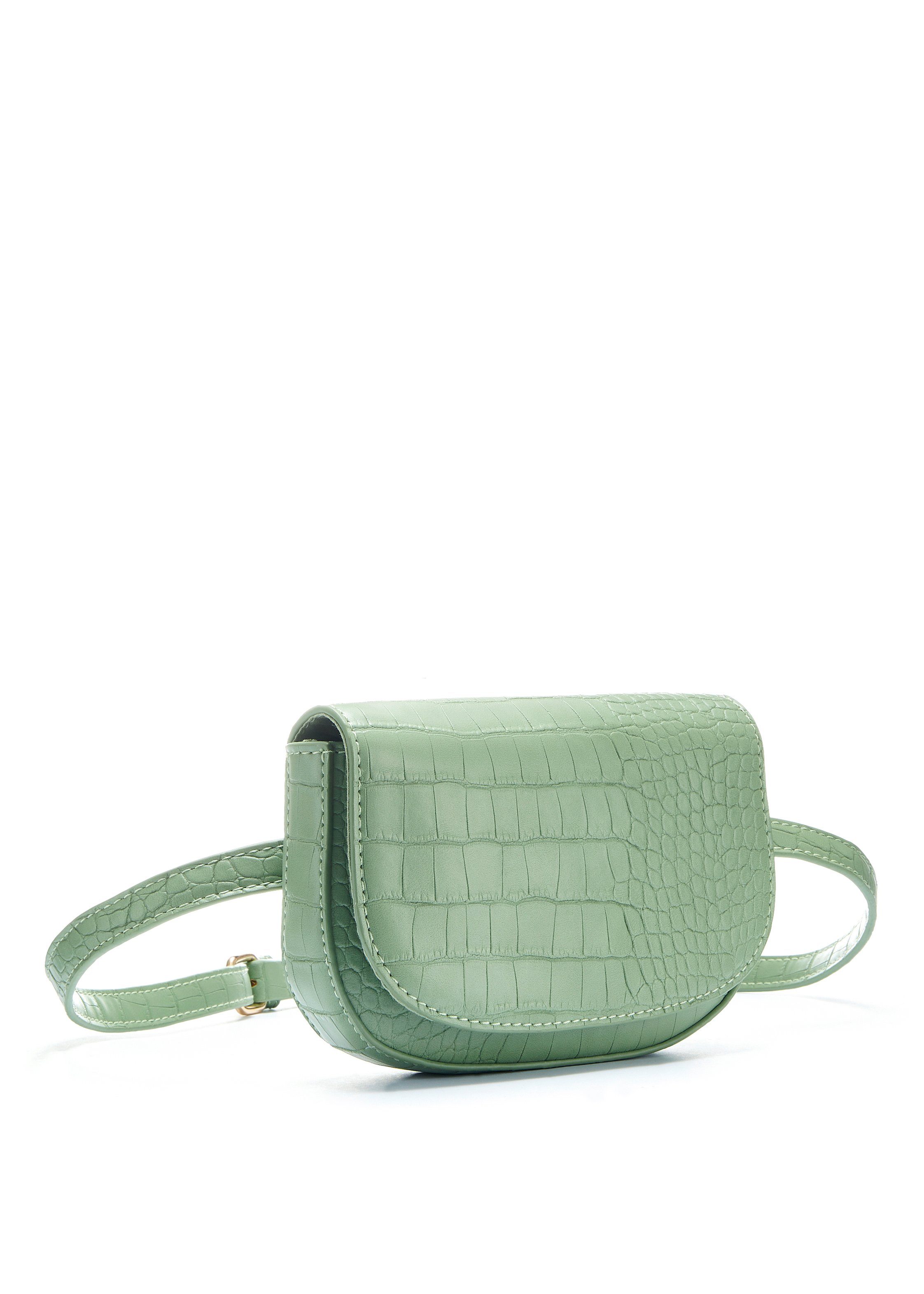 LASCANA Bauchtasche Gürteltasche, in Kroko-Optik, CrossBody,Brusttasche,