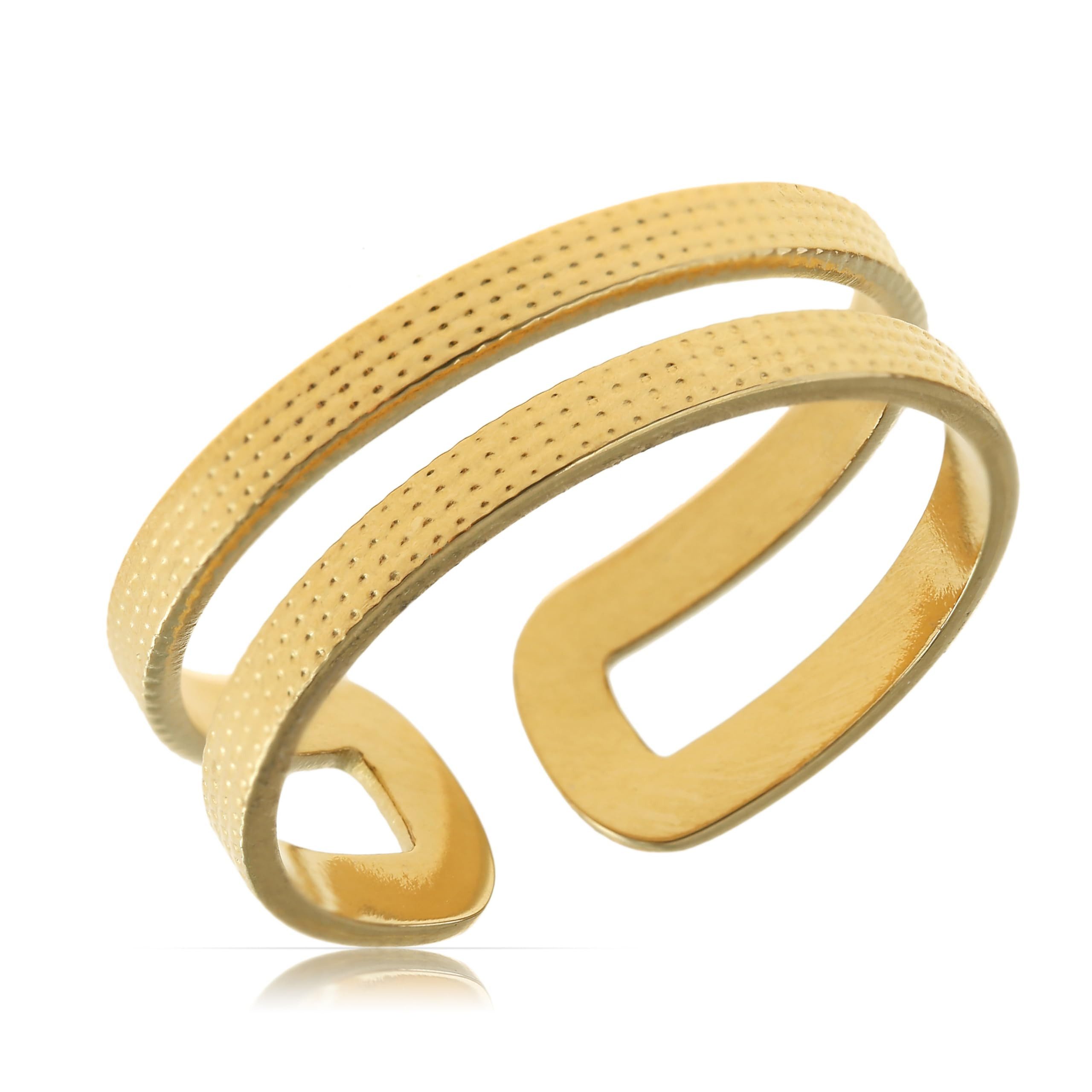 Made by Nami Fingerring Breiter Goldener