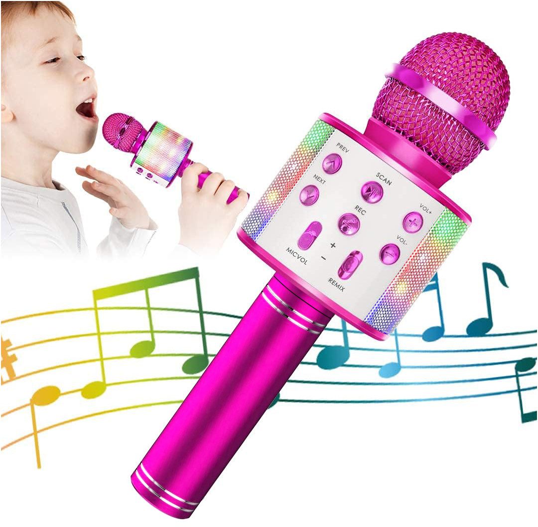 MOPUEA Mikrofon Bluetooth-Lautsprecher mit integriertem Mikrofon
