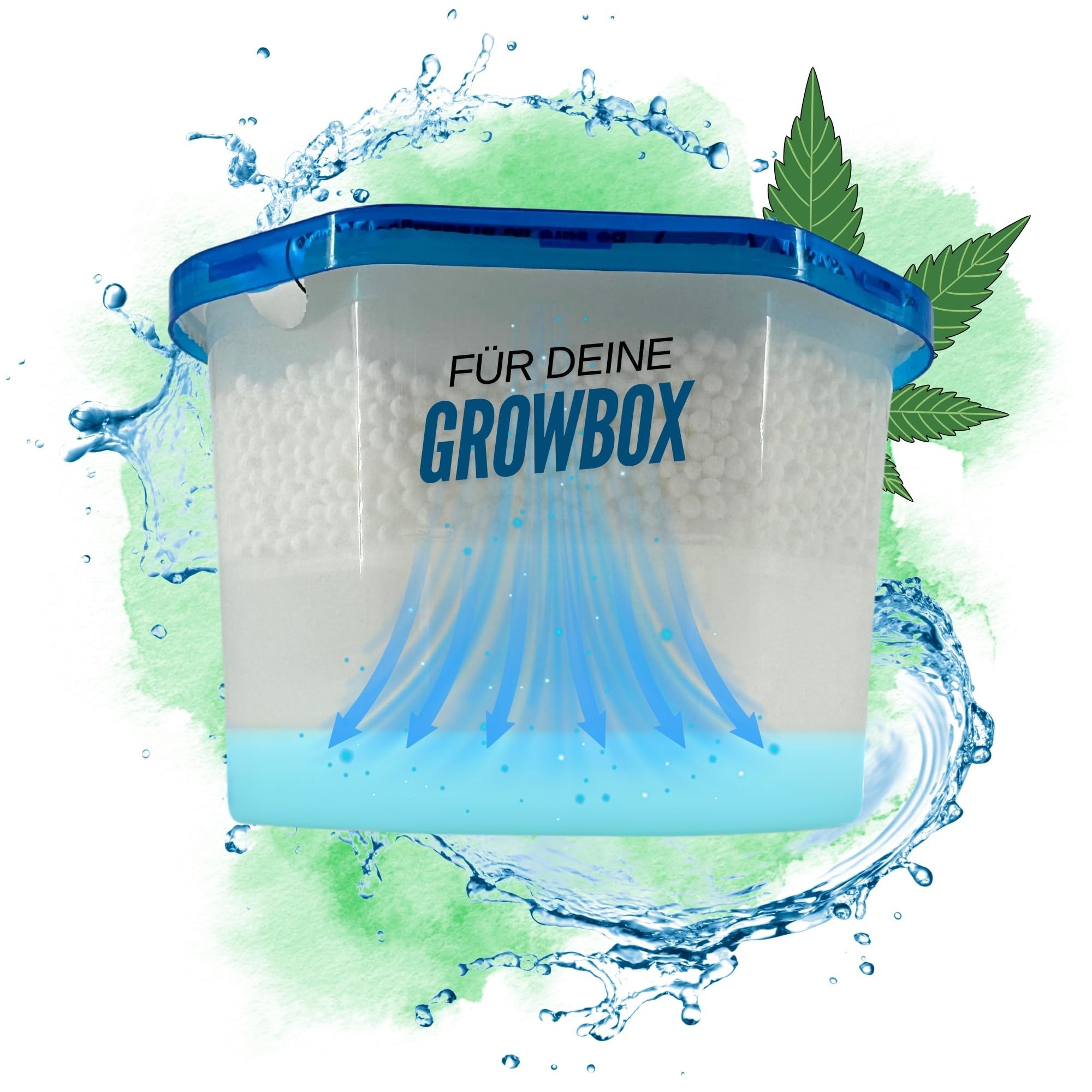 TronicXL Granulat-Luftentfeuchter Luftentfeuchter 500ml für Growbox