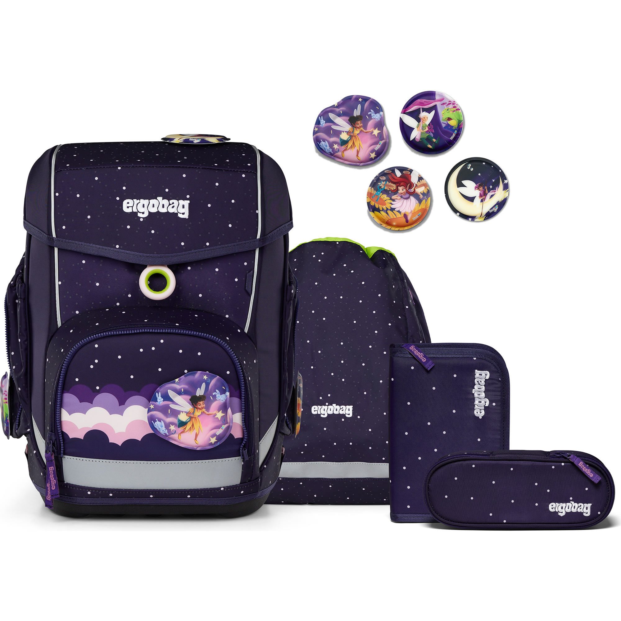 ergobag Schulranzen Cubo 5tlg inkl Sportbeutel