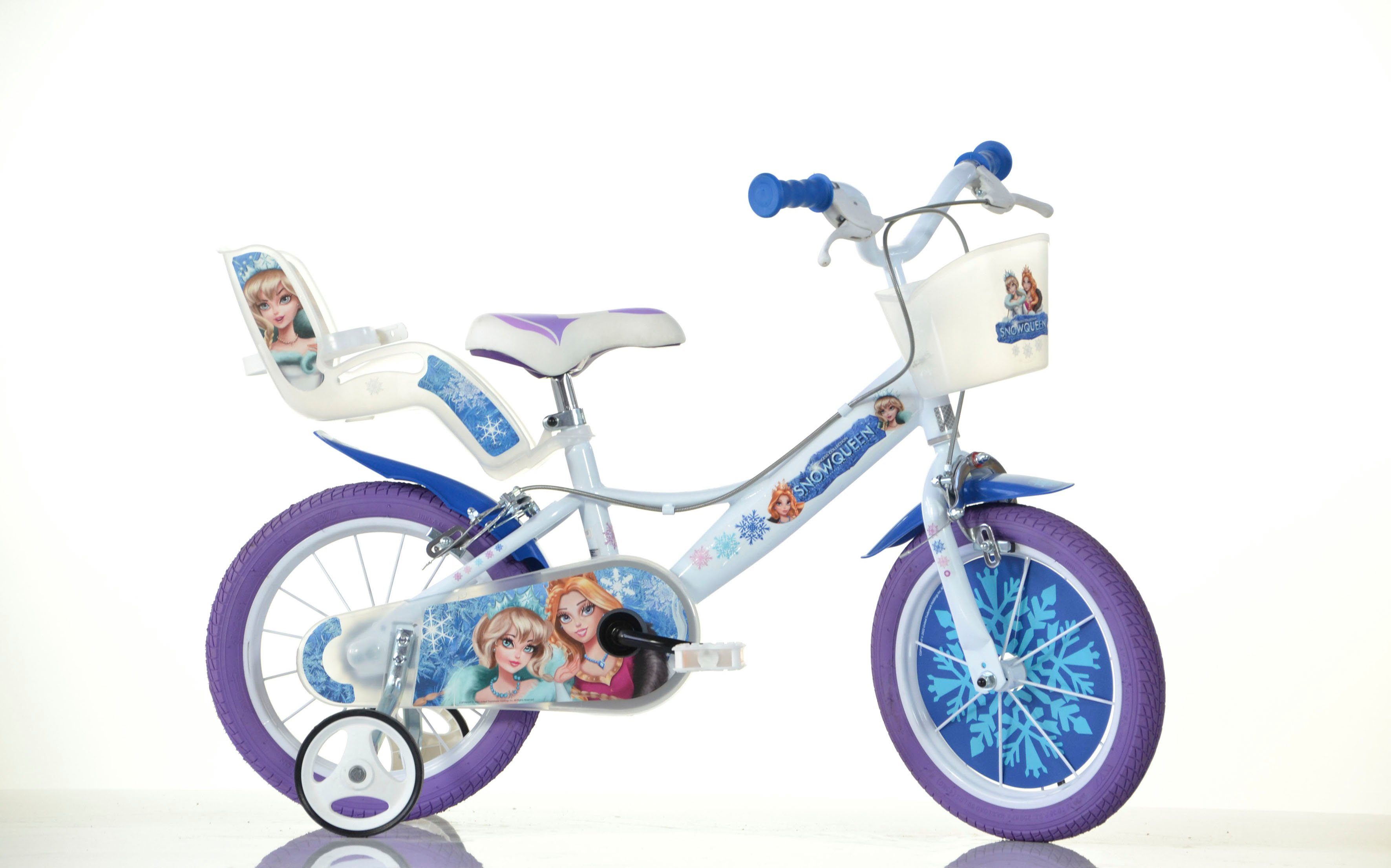 Dino Kinderfahrrad Snow Queen Eiskönigin, 1