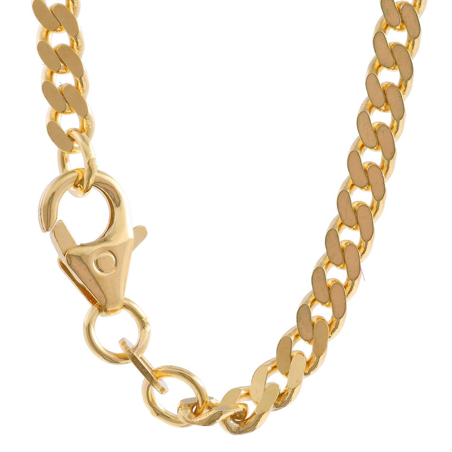 HOPLO Goldarmband Goldkette Panzerkette Länge 19cm