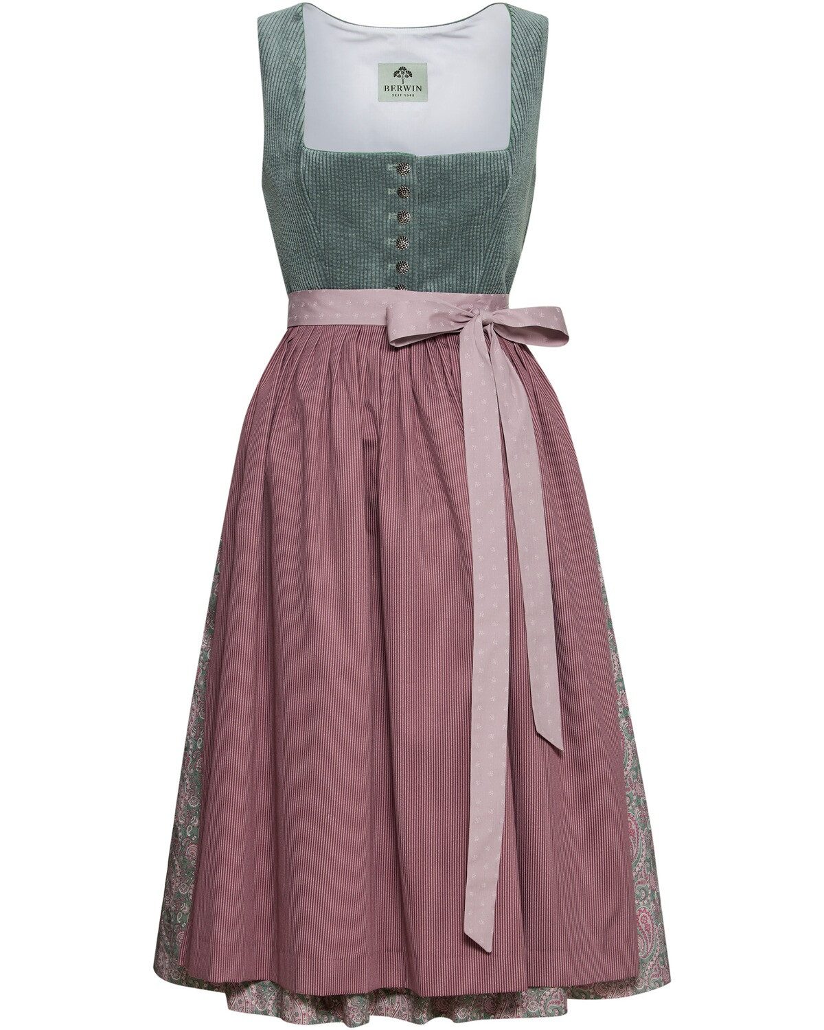 Berwin Dirndl Midi Dirndl mit Cordmieder