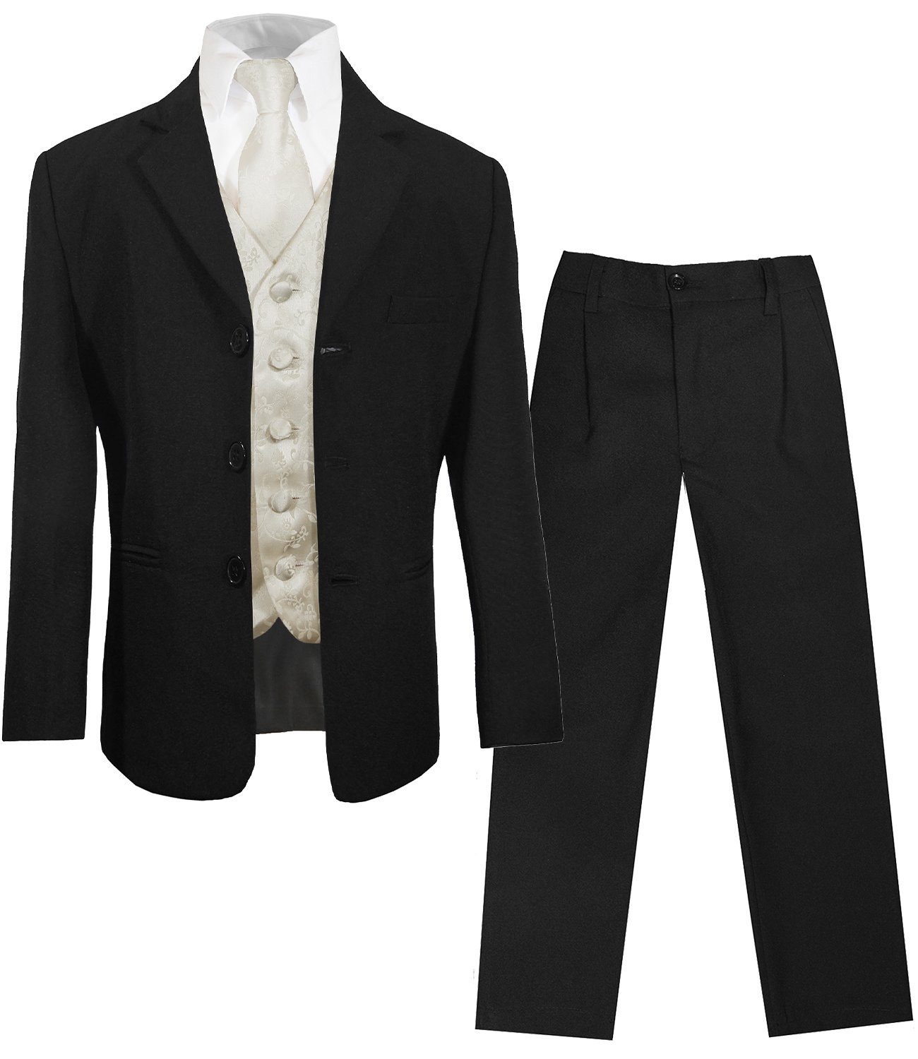 Paul Malone Kinderanzug 5-teilig Festlicher Anzug