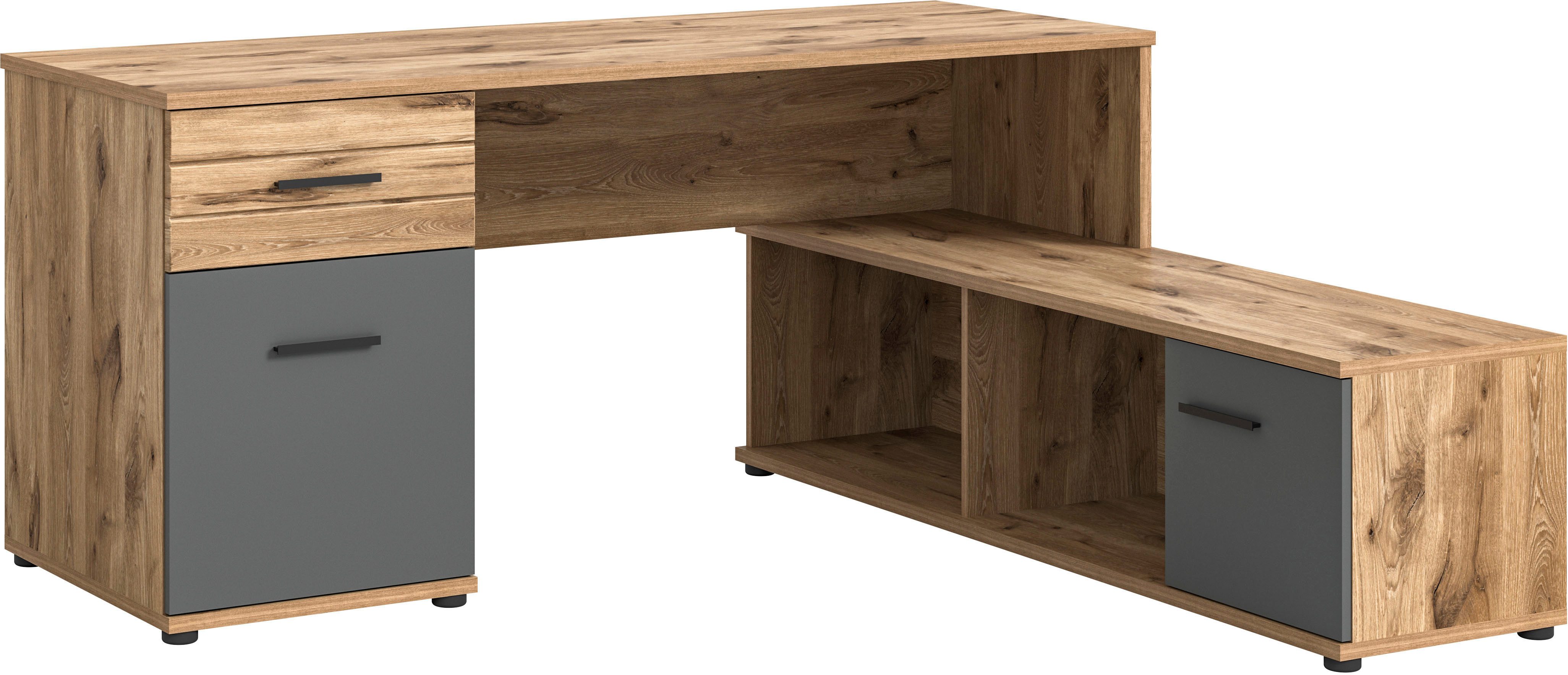 INOSIGN Eckschreibtisch Riga, Breite 170cm, in