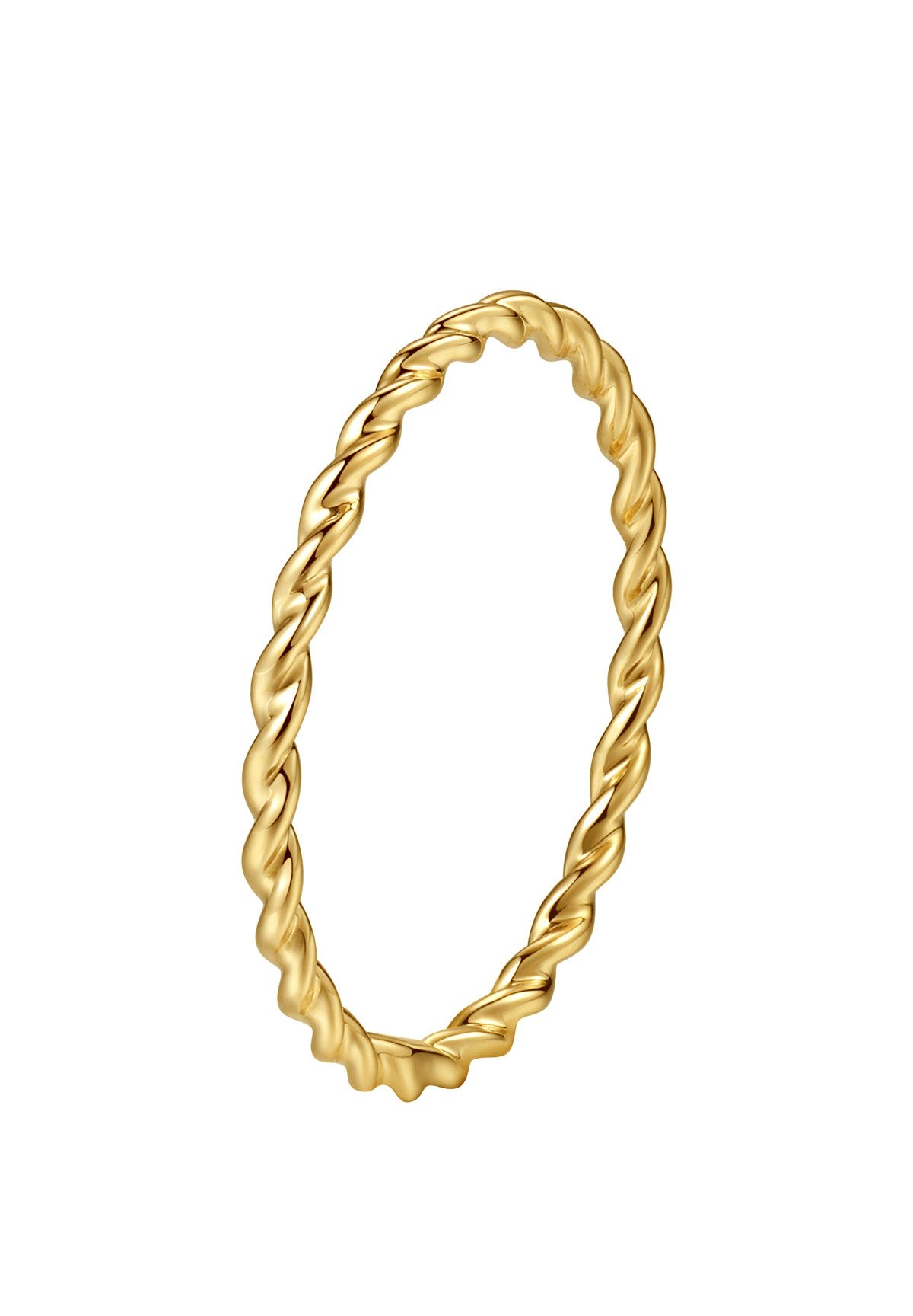 Dear Me Partnerring Gewundener Ring Gold