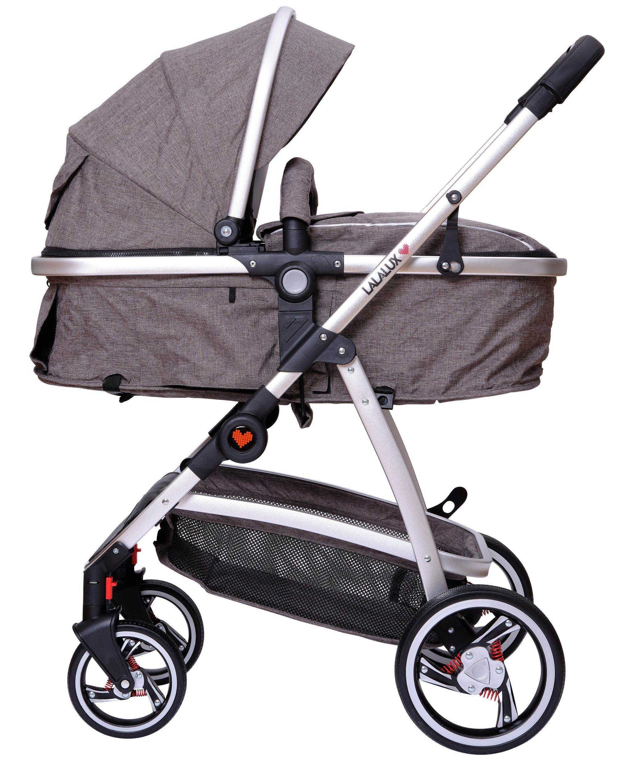 Lalalux Kombi-Kinderwagen Kinderwagen Babyboomer, 3 in