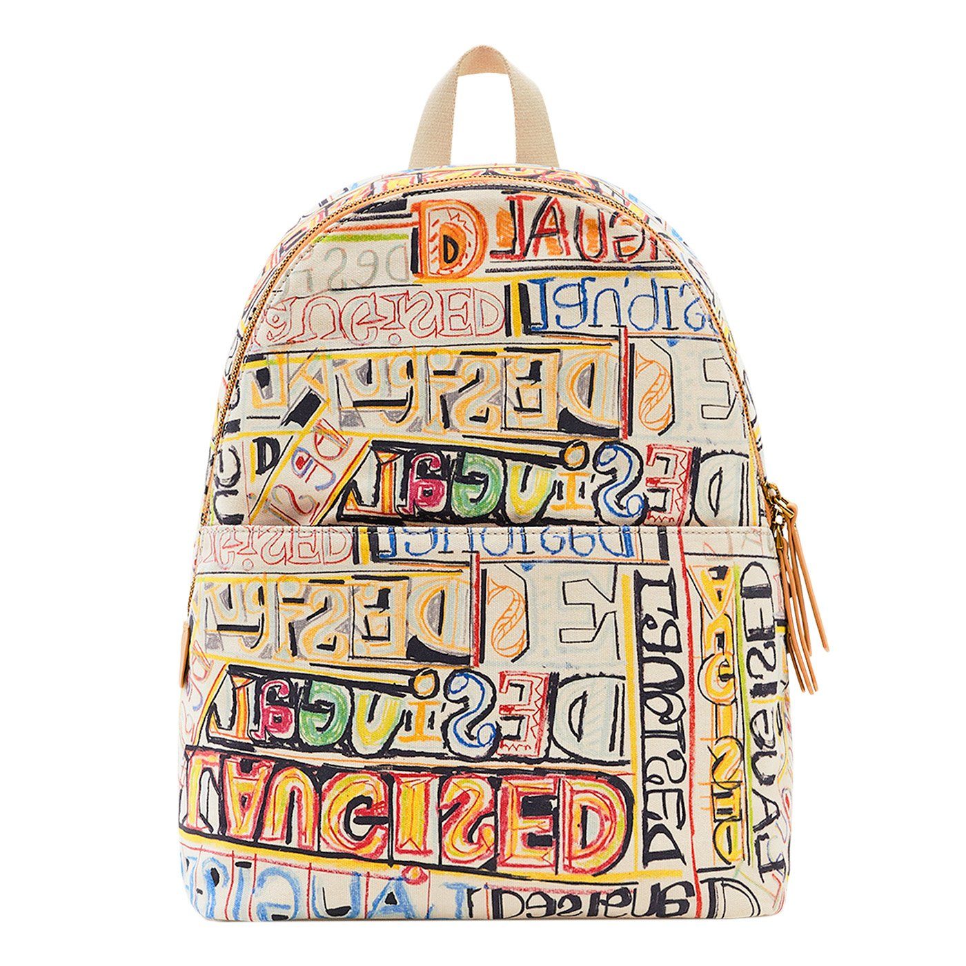 Desigual Rucksack Rucksack Daypack Back Lettering