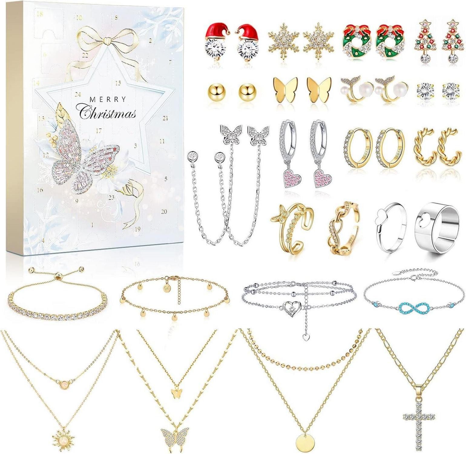 LuxusKollektion Schmuck-Adventskalender Schmuck Adventskalender 2024 Weihnachtskalender