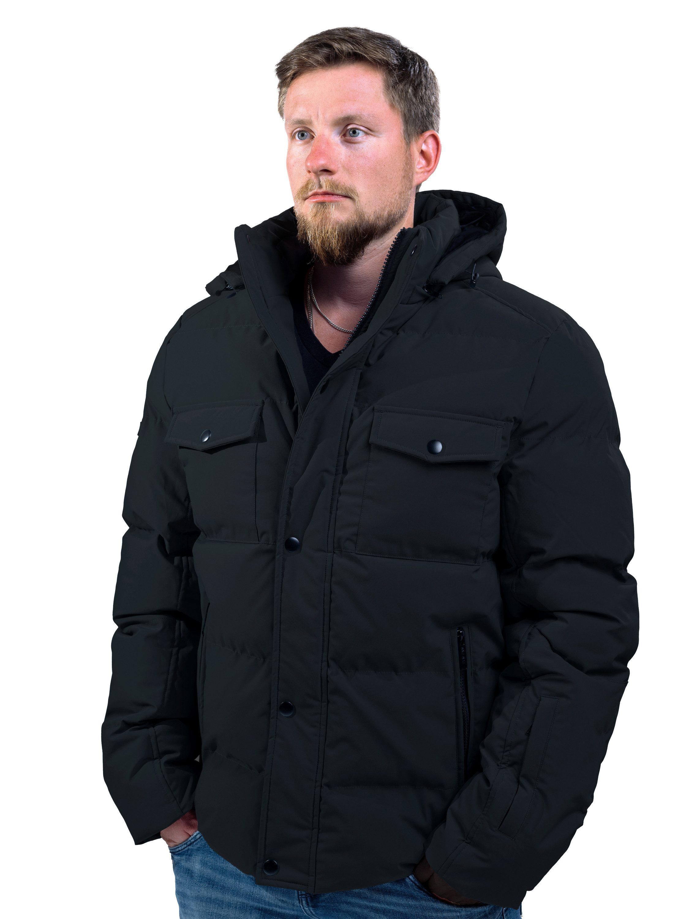 Poolman Winterjacke Winterjacke mit Kapuze mit