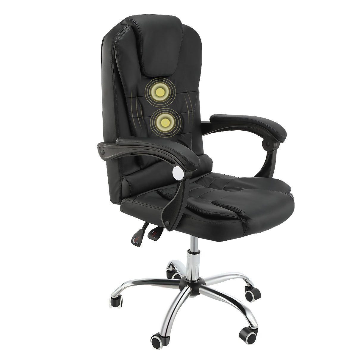 LETGOSPT Bürostuhl Massage Bürostuhl Chefsessel Gamer,