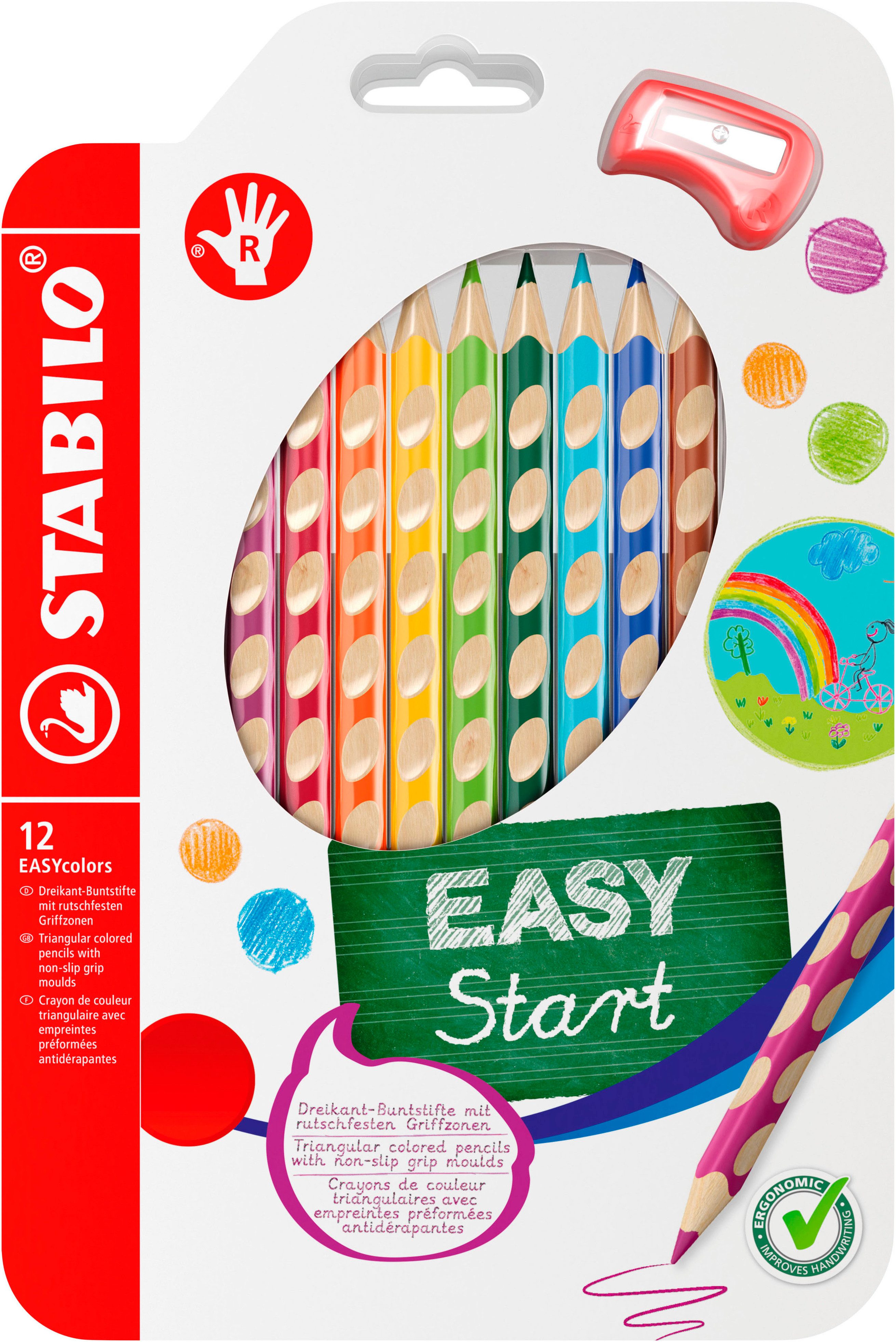 STABILO Buntstift STABILO EASYcolors - 12er