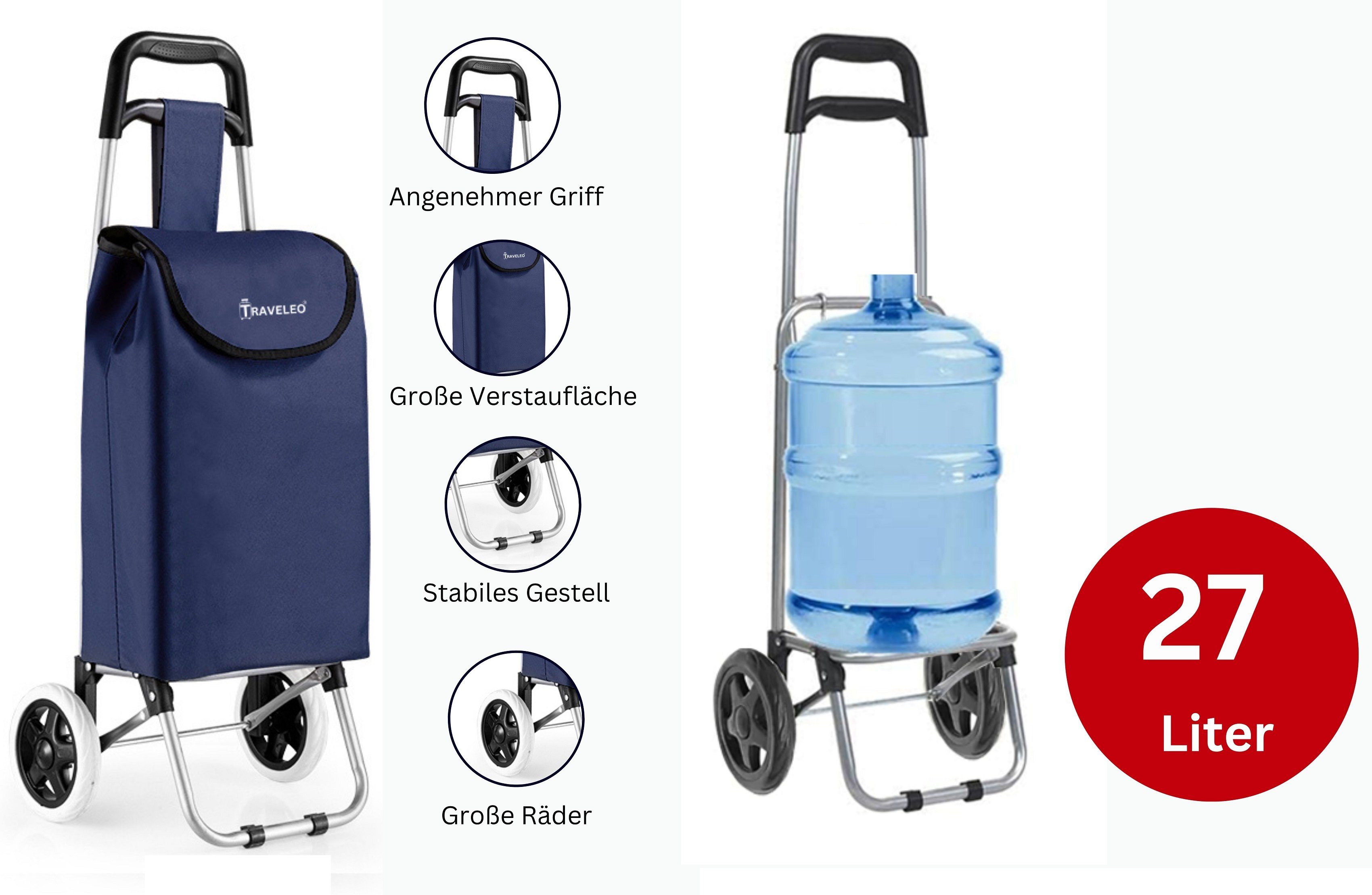 Rungassi Einkaufstrolley Einkaufstrolley 27L Trolley Einkaufswagen