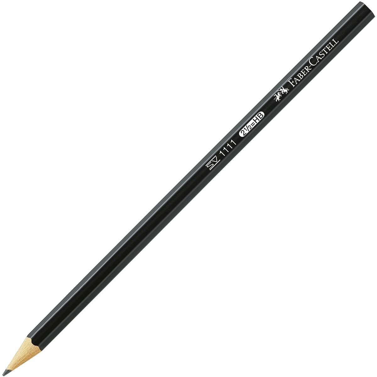 Faber-Castell Bleistift 1111, HB (mittelweich), Sechskant