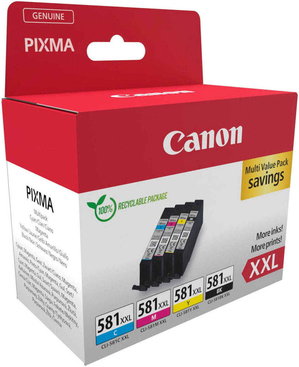 Canon Canon CLI-581XXL BK/C/M/Y Tinte mit