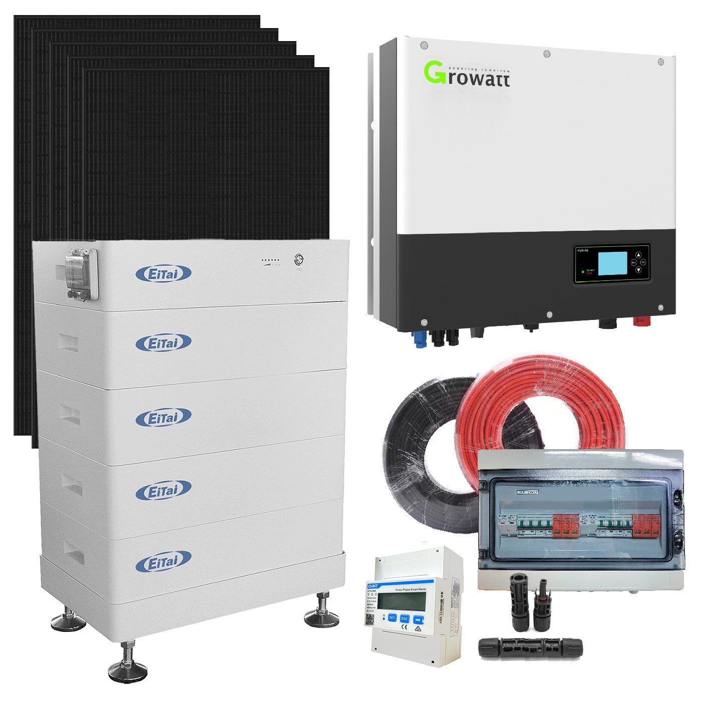 Hyrican Solaranlage 10 KWp PV-Anlage, 24x