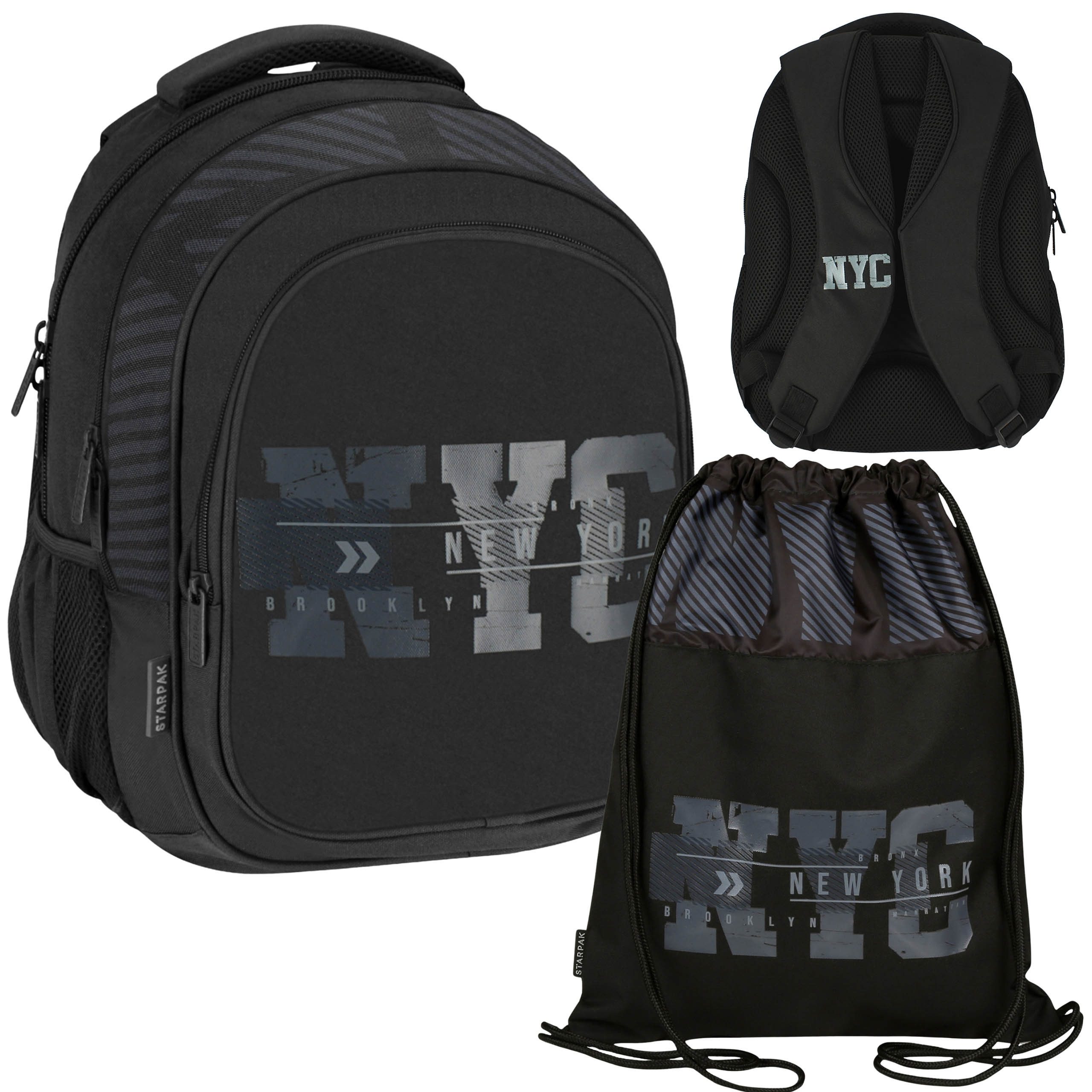 Sarcia.eu Schulrucksack NYC SCHUL Starter SET