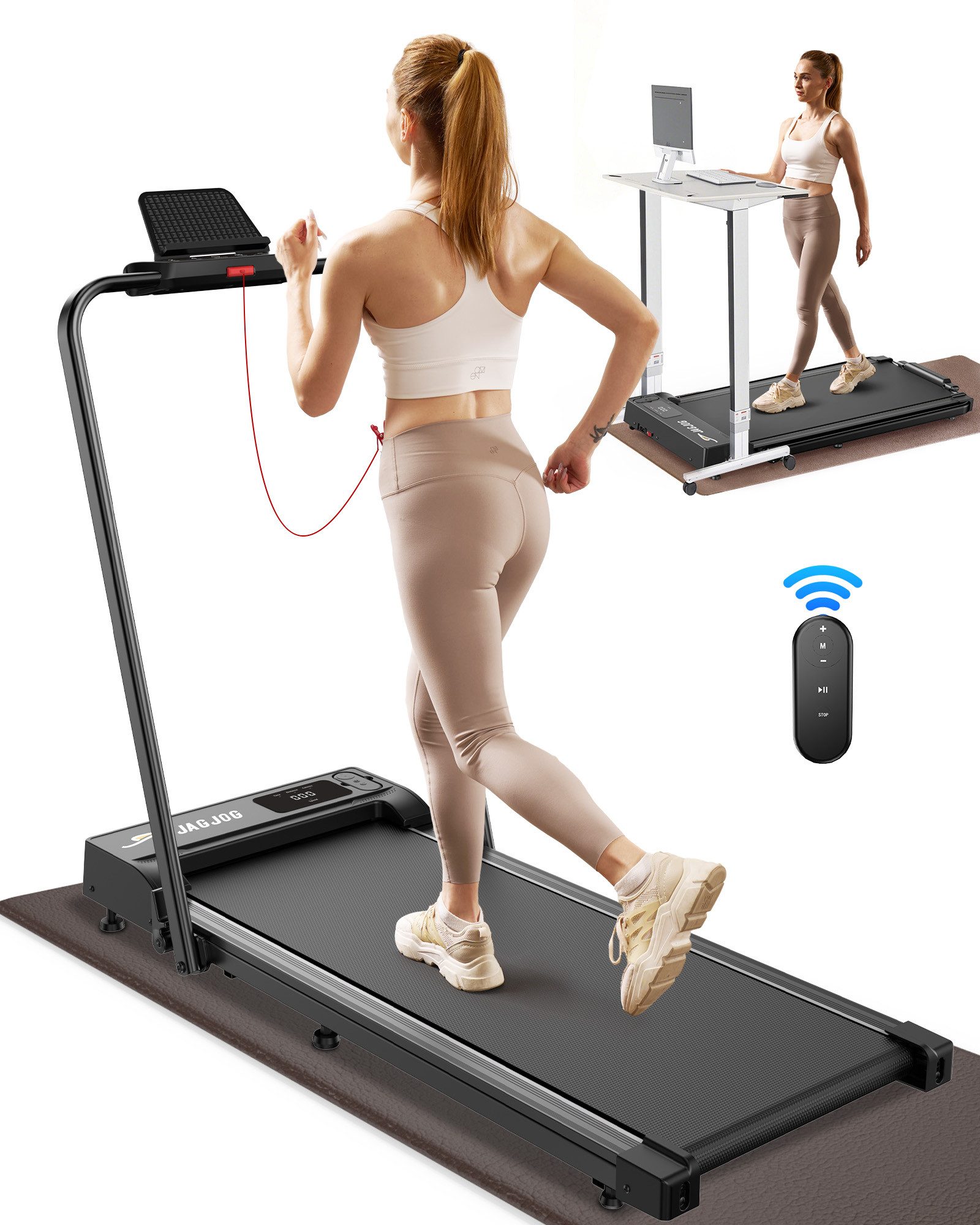 JAGJOG Laufband Klappbares Laufband bis 10