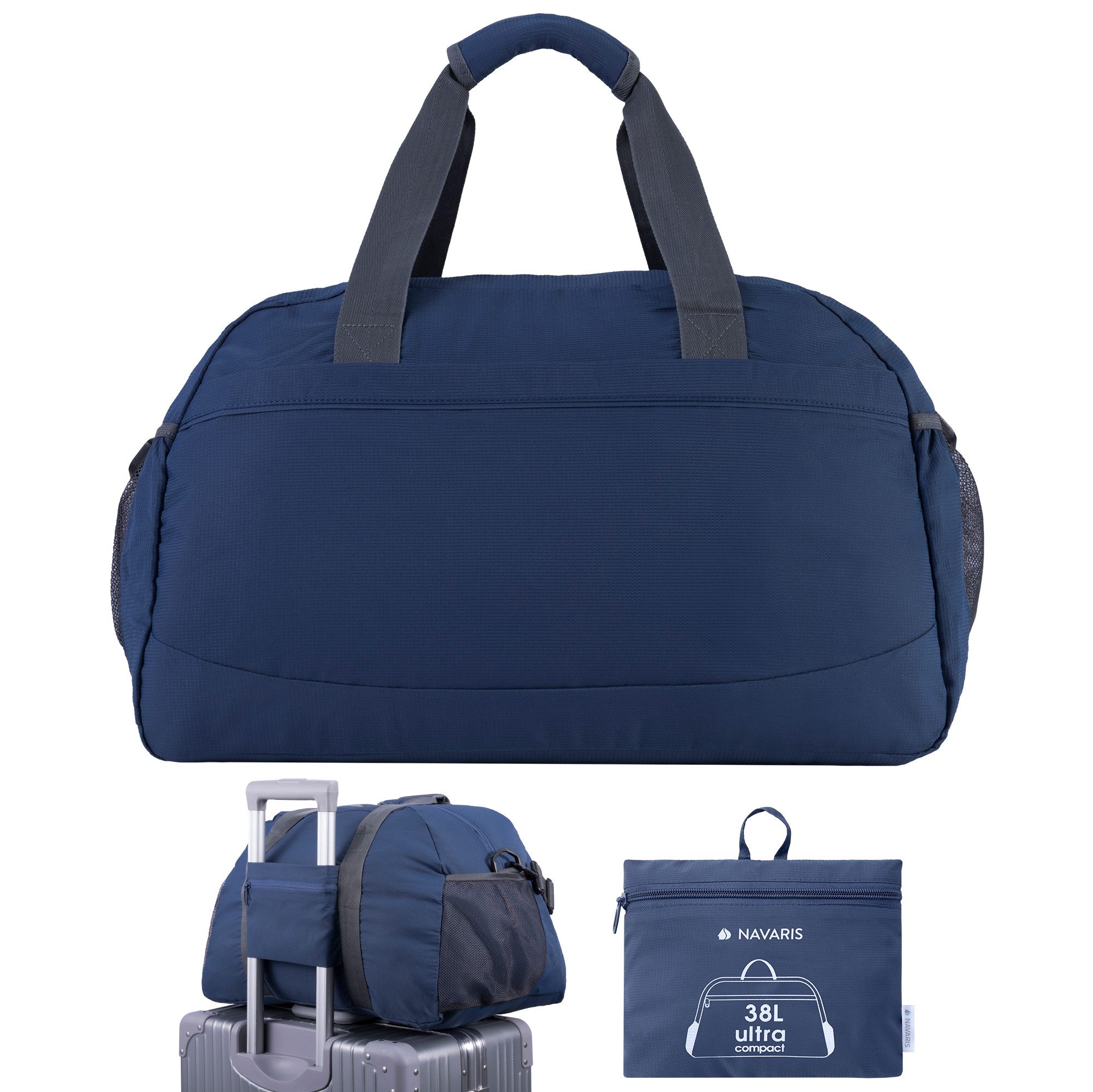 Navaris Reisetasche faltbare Reisetasche 38L -