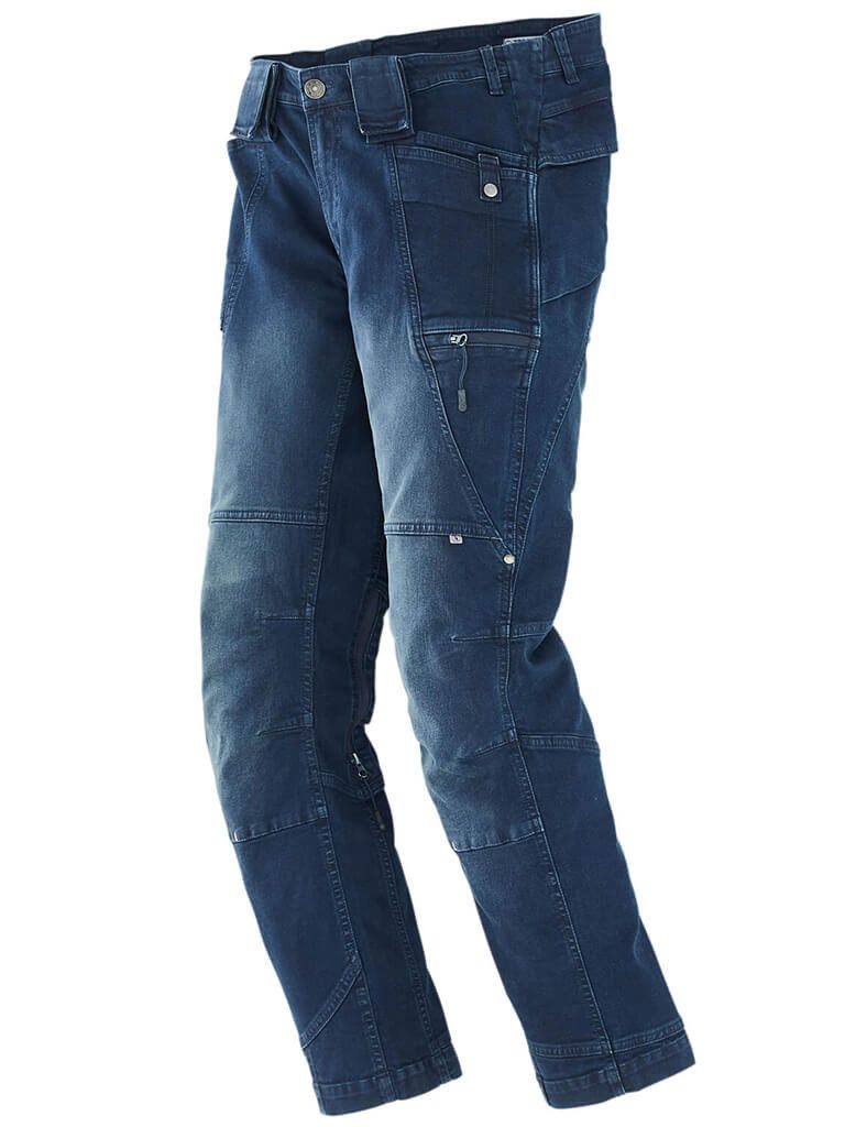 Terrax Workwear Arbeitshose Herren Denim-Arbeitshose Jeans-Look
