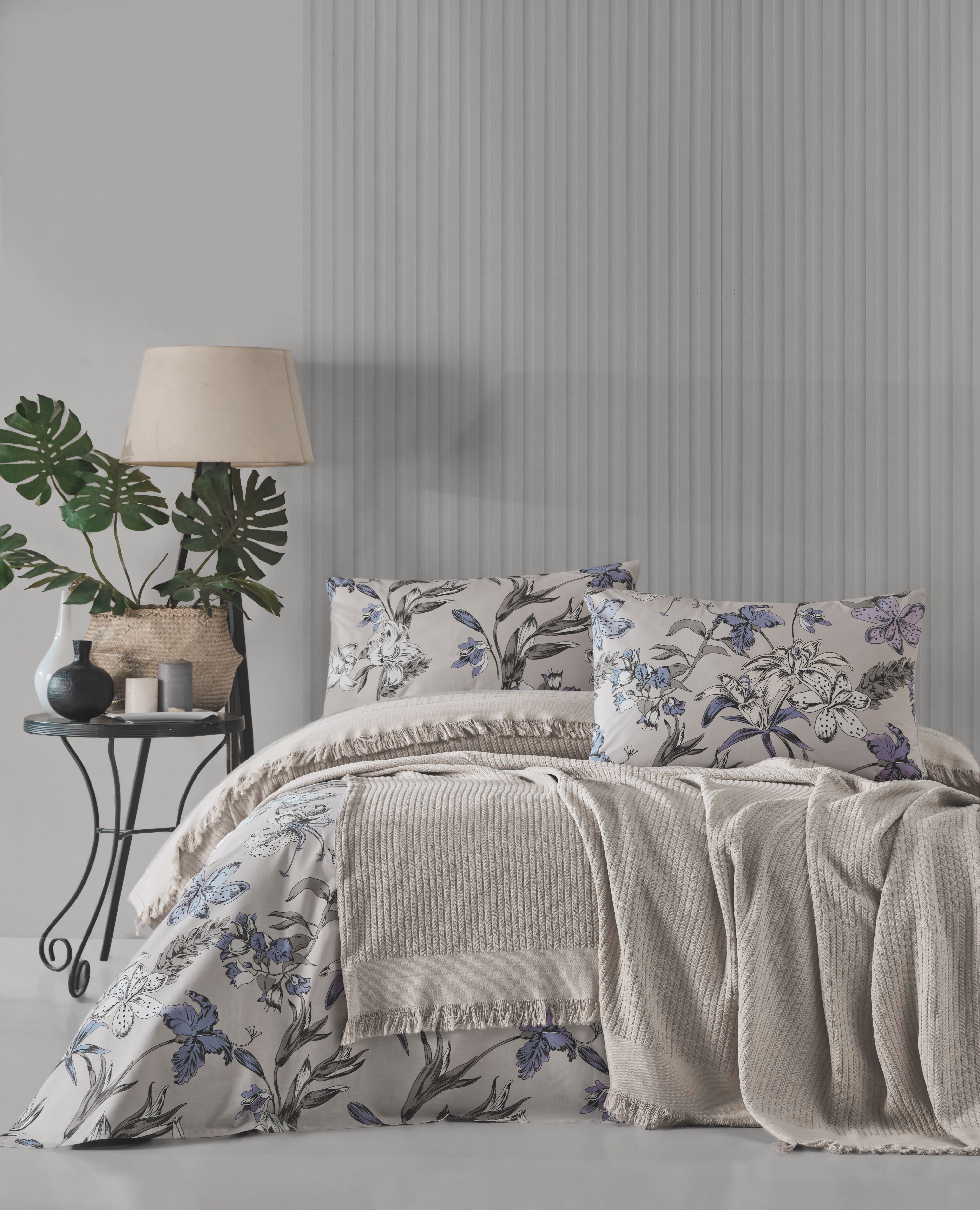 CLASS HOME COLLECTION Tagesdecke Geflochtene Baumwoll-Tagesdecke